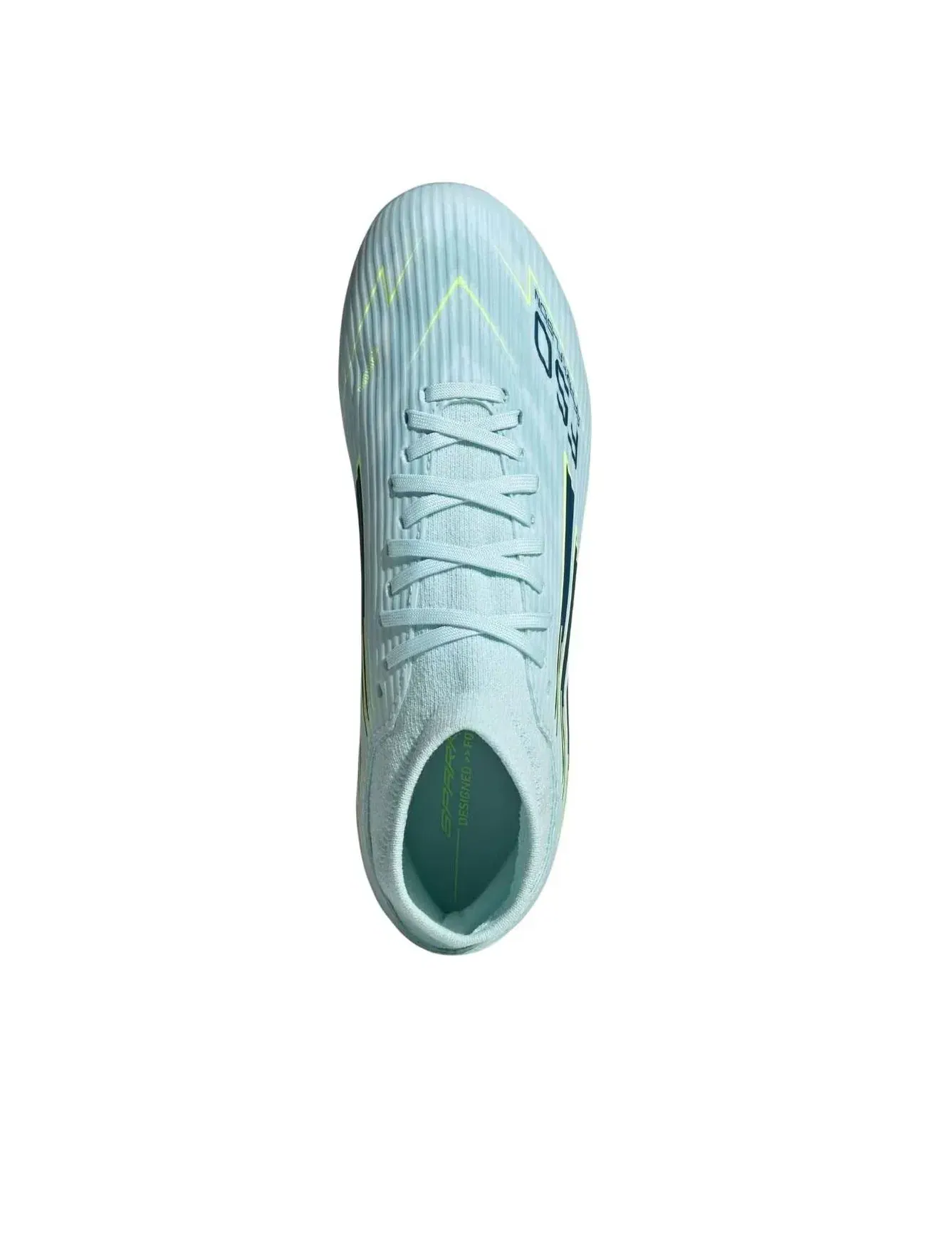Кроссовки Adidas F50 Sparkfusion League Mid Cut FG/AG 'Almost Blue Dusky Petrol' JR8998 — изображение 2 из 5, синий