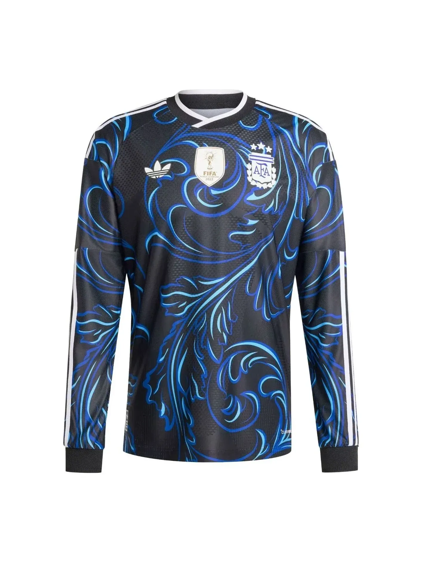 Мужская футболка с длинным рукавом Adidas Argentina 26 Away Authentic Long Sleeve Jersey