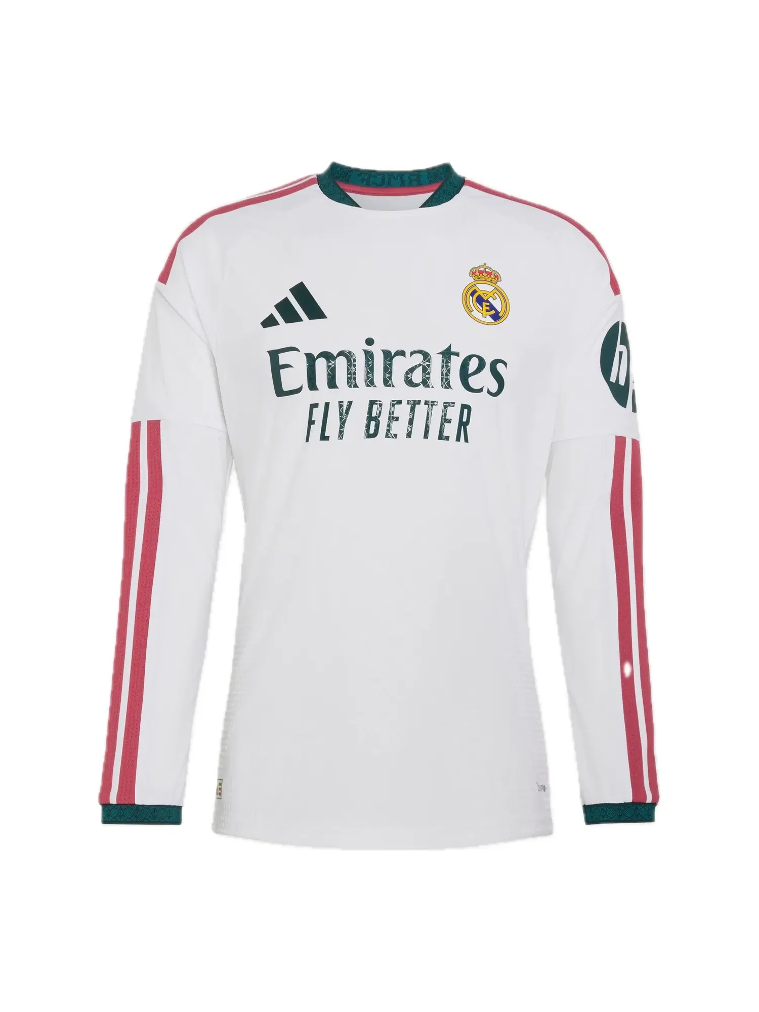 Мужская футболка с длинным рукавом Real Madrid 26/27 Home Authentic Long Sleeve Jersey Asia Sizing Adidas