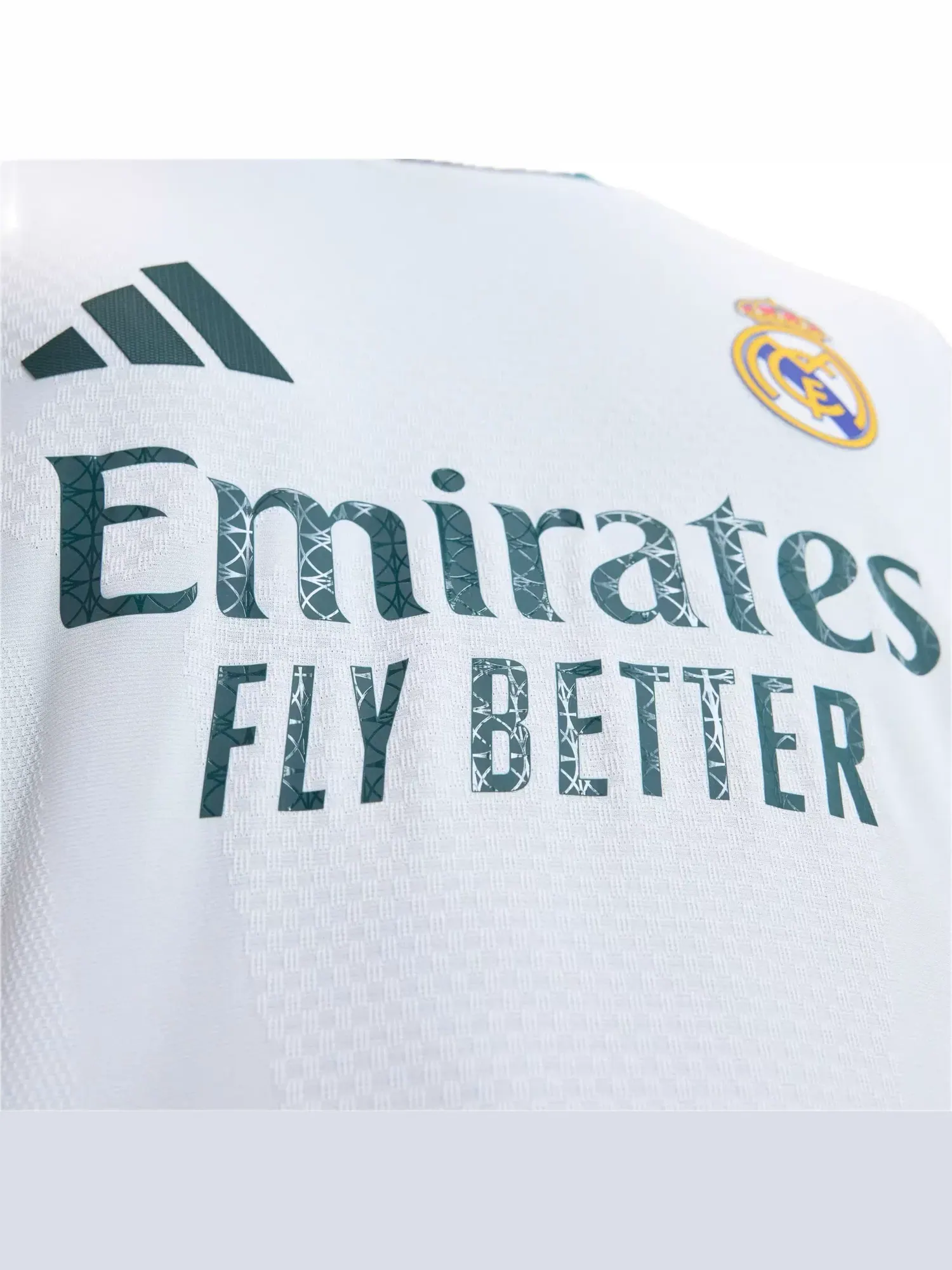 Мужская футболка с длинным рукавом Real Madrid 26/27 Home Authentic Long Sleeve Jersey Asia Sizing Adidas — 3