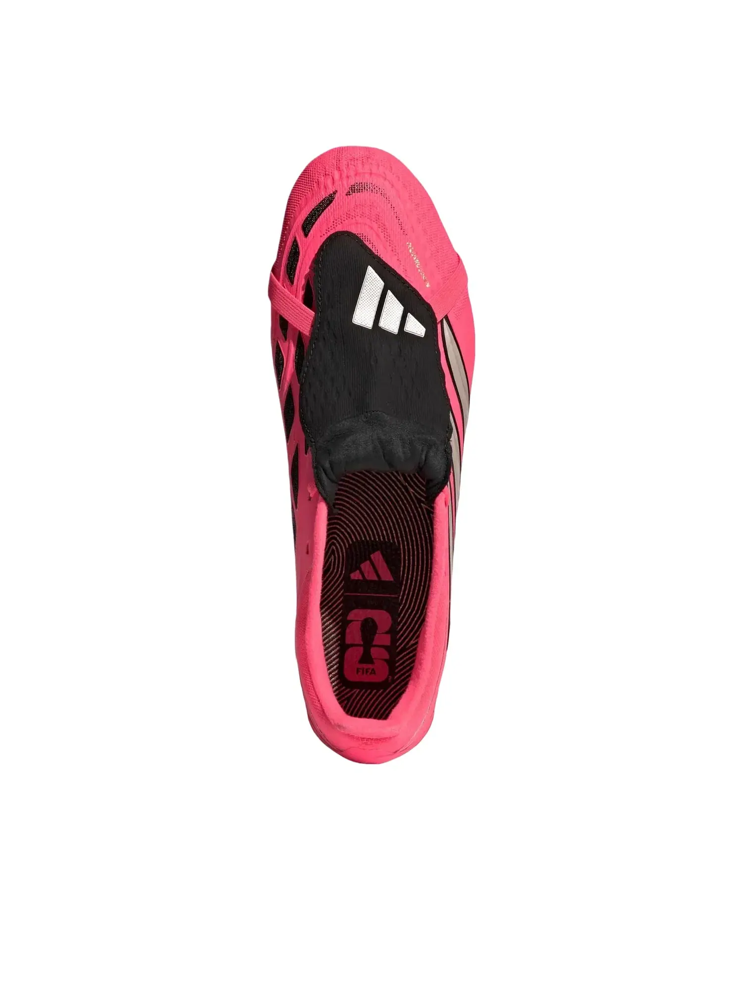 Мужские бутсы для футбола с длинным язычком Predator Pro Fold-Over Tongue Adidas — изображение 3 из 4, красный