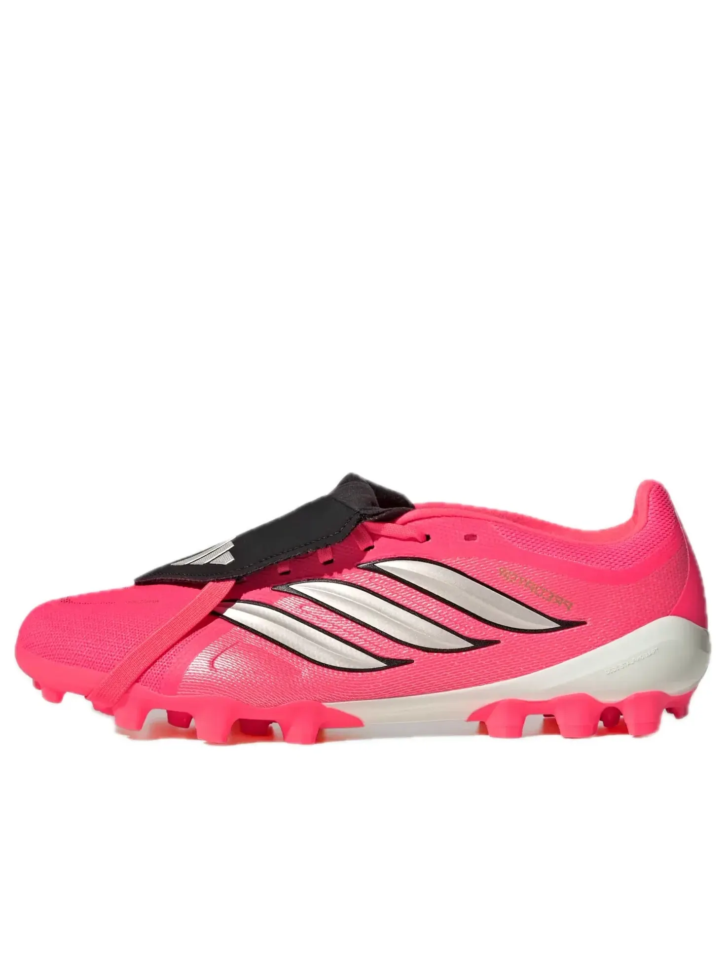 Мужские бутсы с шнуровкой модель Predator League AG Adidas — изображение 1 из 6, розовый