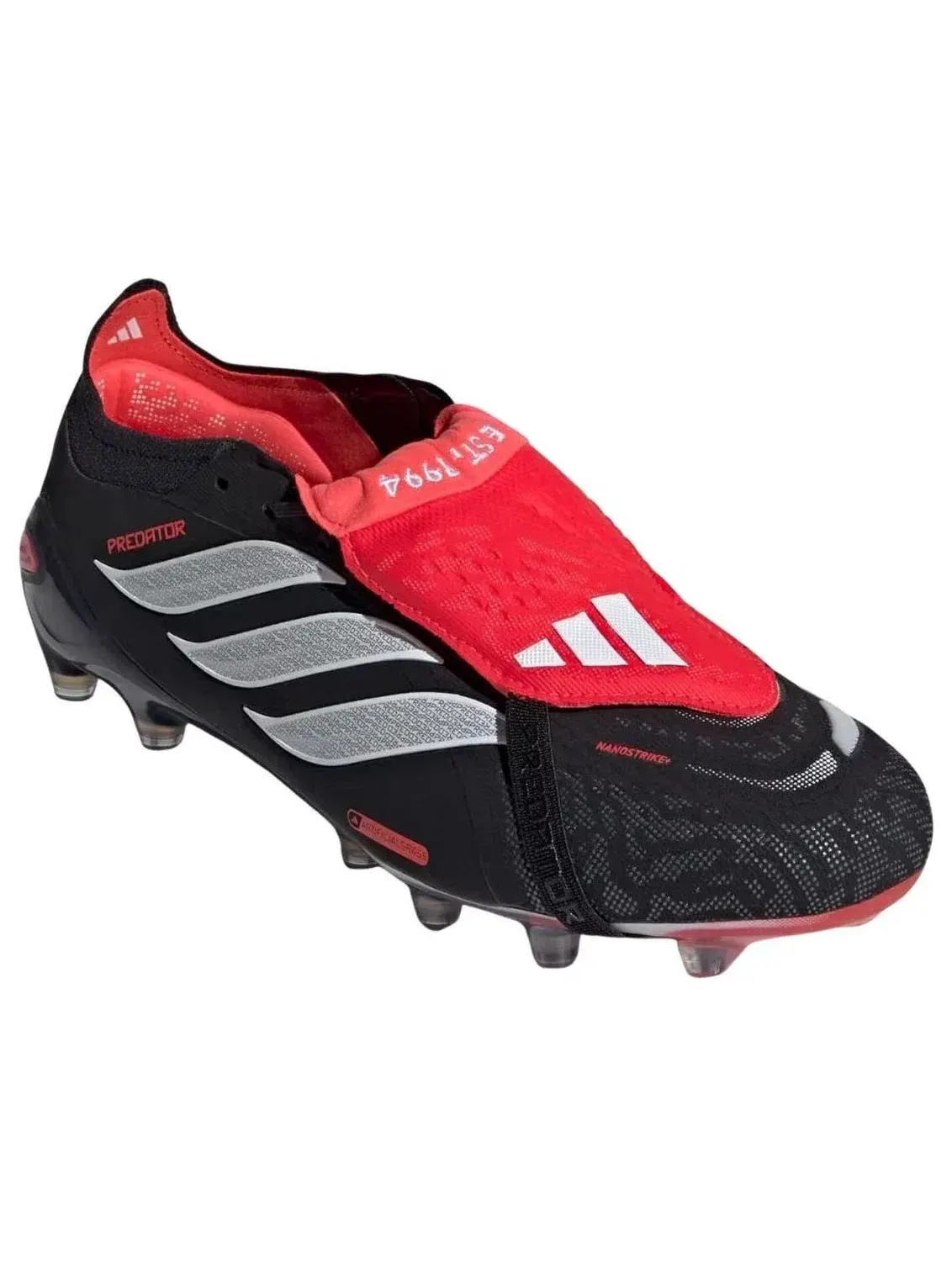 Мужские бутсы для футбола с высоким верхом Predator Elite Fold-Over Ag Adidas — изображение 4 из 5, черный