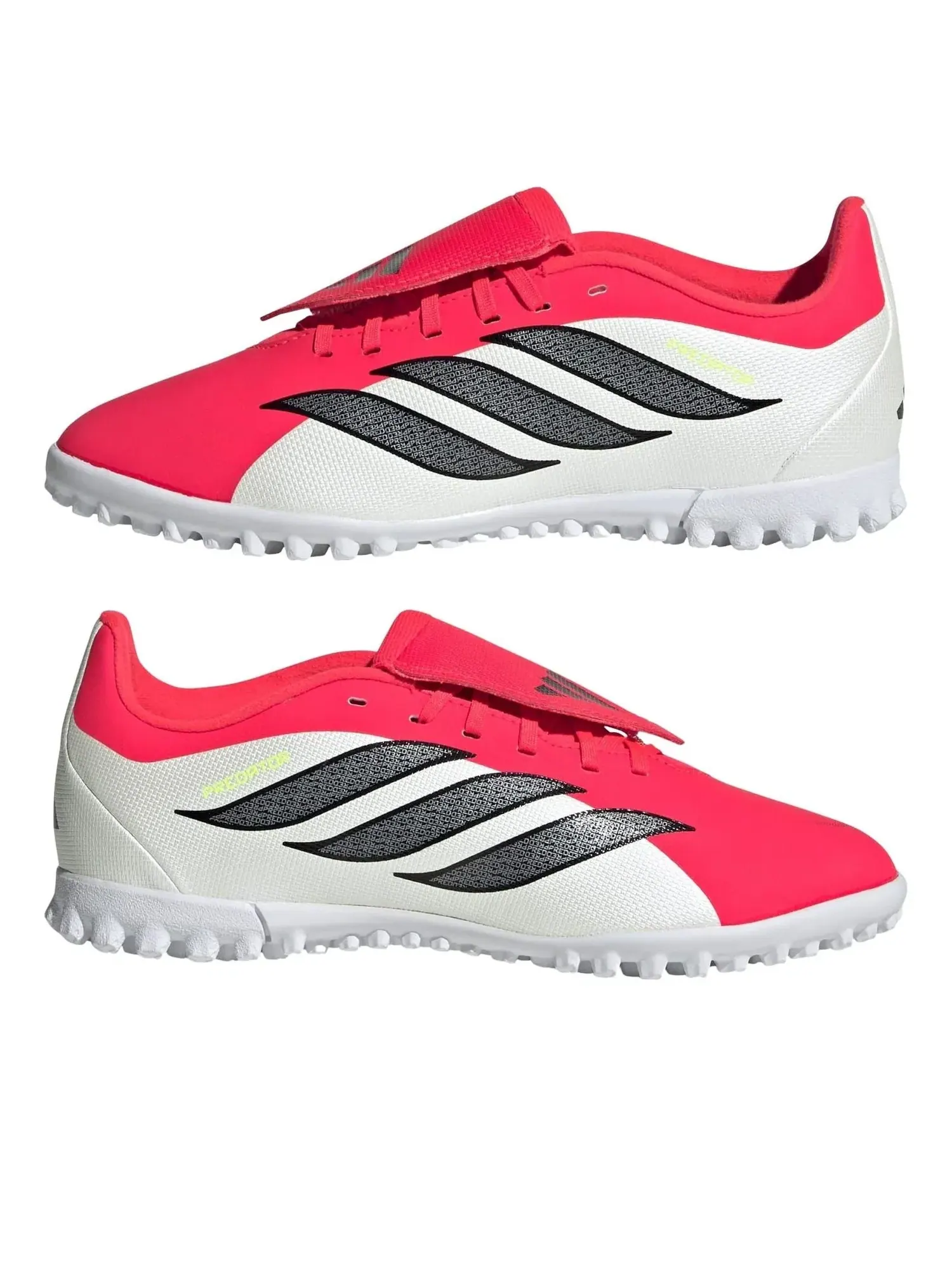 Футбольные бутсы Adidas Predator Club с откидным язычком для искусственного газона — изображение 8 из 9, красный