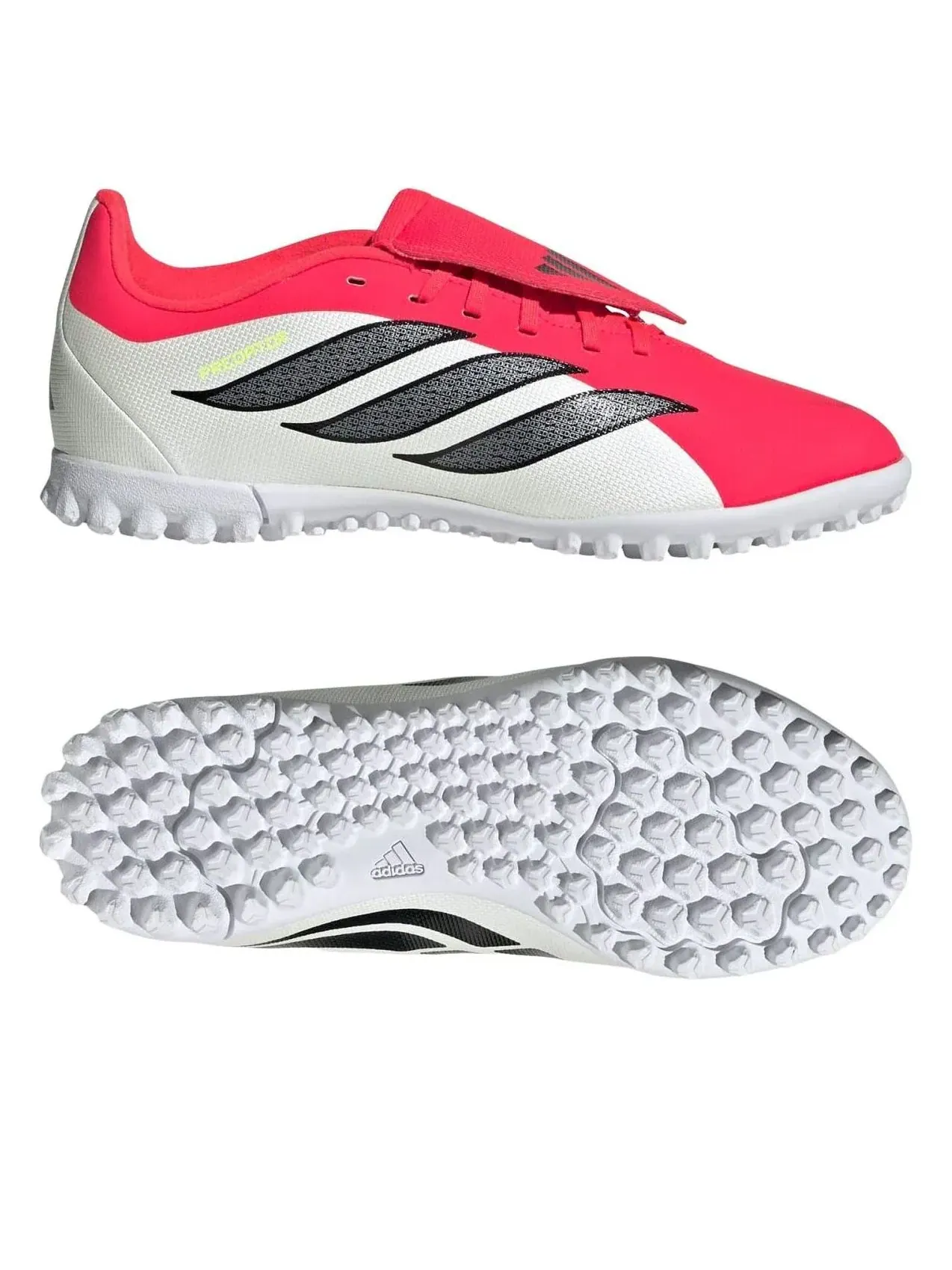 Футбольные бутсы Adidas Predator Club с откидным язычком для искусственного газона — изображение 9 из 9, красный