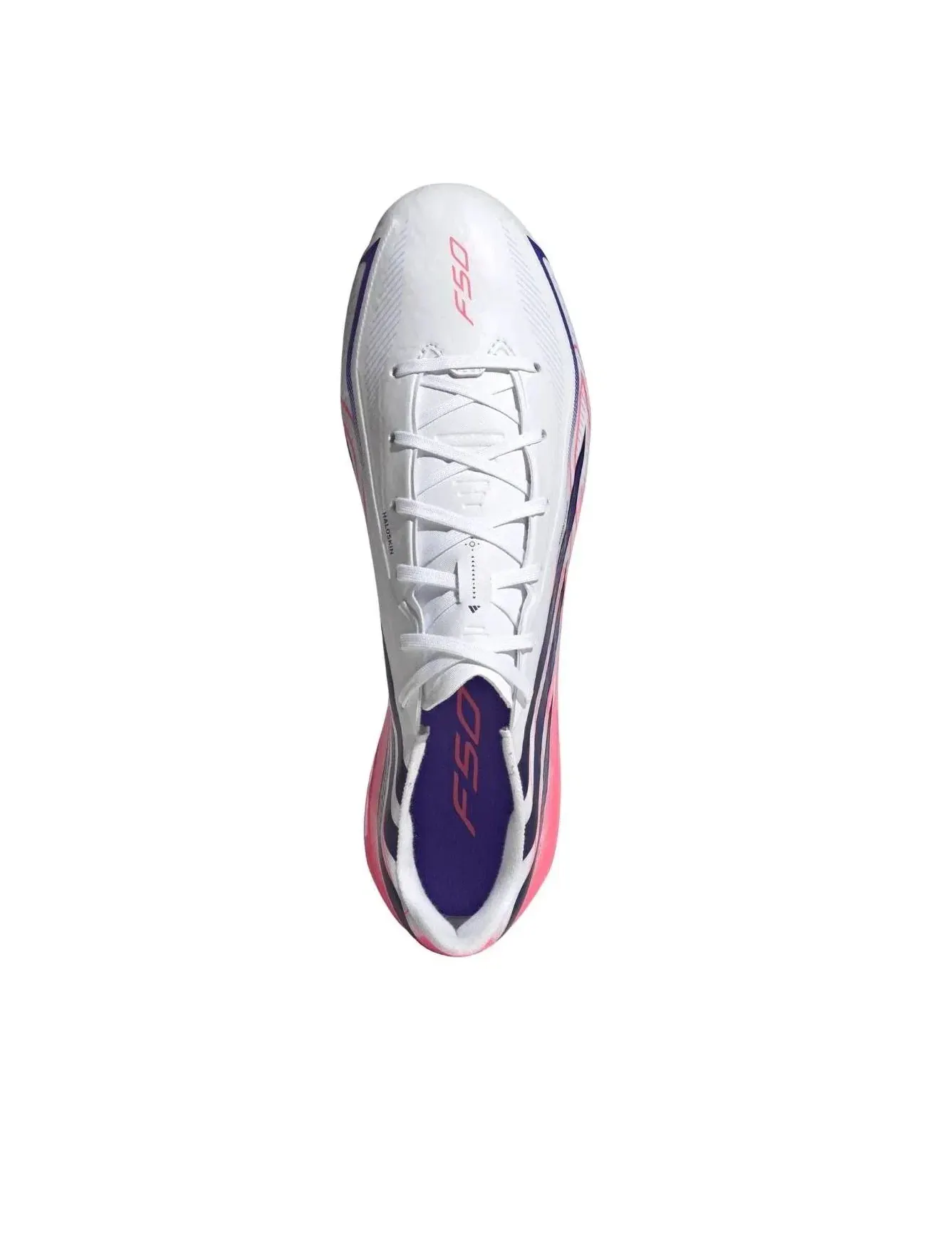 Мужские бутсы для футбола с принтом F50 Hyperfast League FG Adidas — изображение 2 из 5, белый
