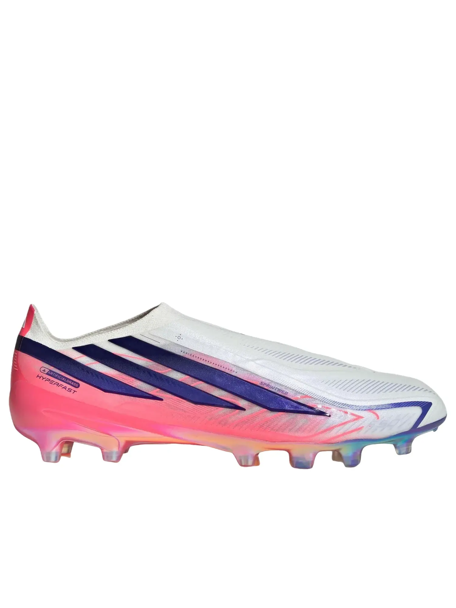 Мужские бутсы для футбола с шнуровкой F50 Hyperfast Elite AG Adidas — изображение 2 из 6, белый