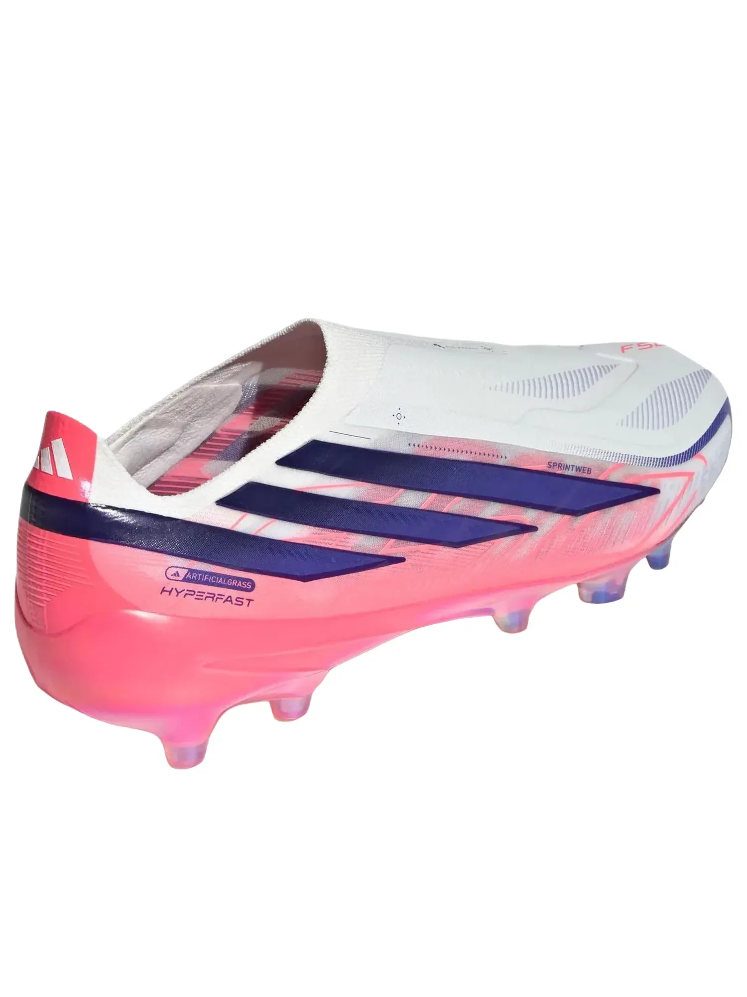 Мужские бутсы для футбола с шнуровкой F50 Hyperfast Elite AG Adidas — изображение 4 из 6, белый