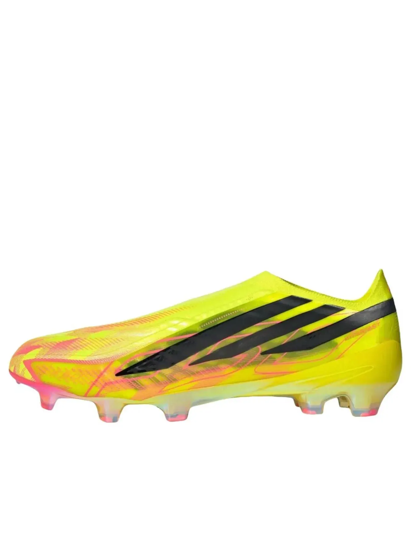 Кроссовки Adidas F50 Hyperfast Elite Laceless FG 'Team Solar Yellow' KK1031 — изображение 1 из 5, желтый