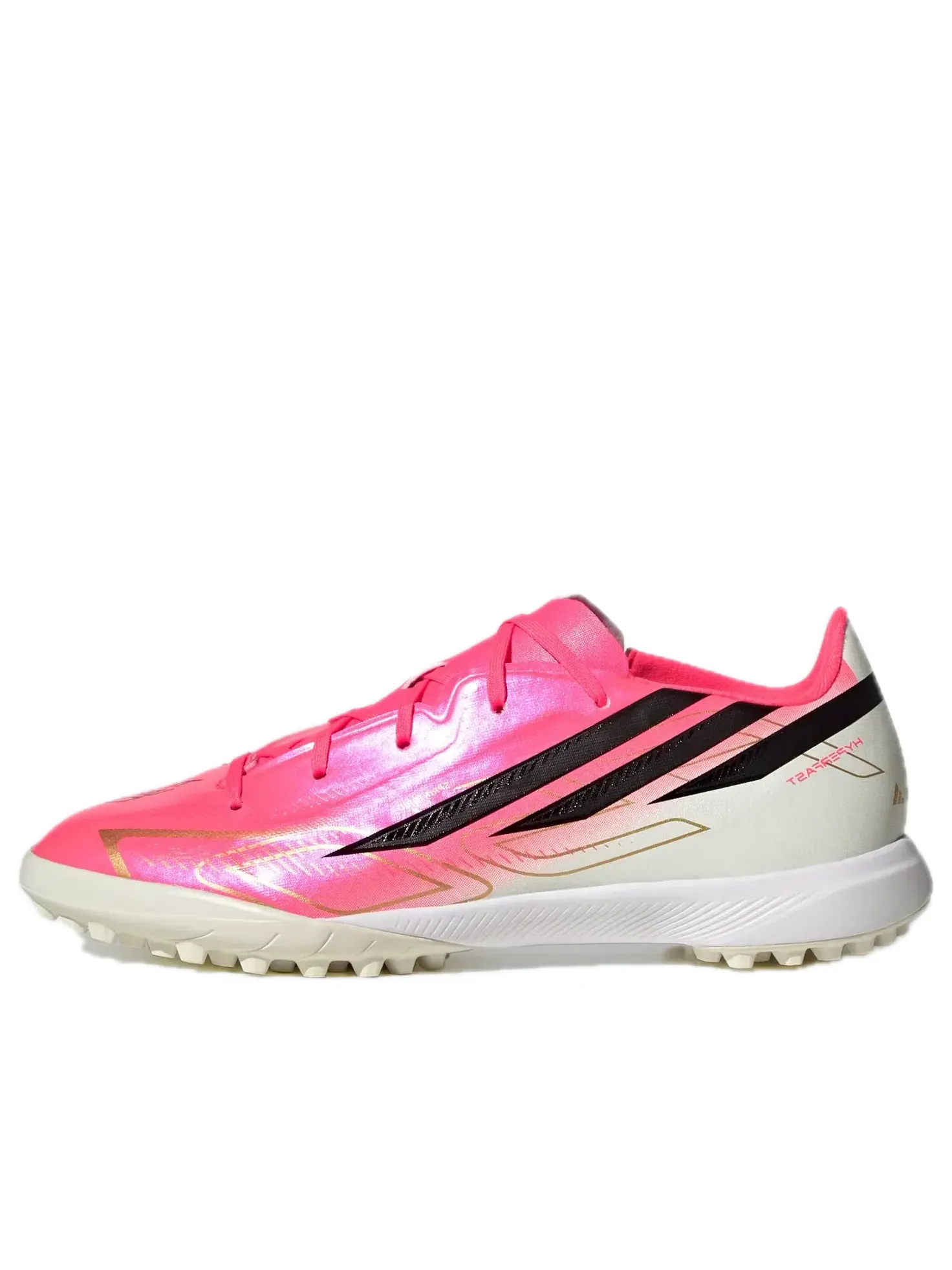 Детские кроссовки для футбола с принтом F50 Hyperfast League TF Road To Glory Pack Adidas — изображение 1 из 6, розовый