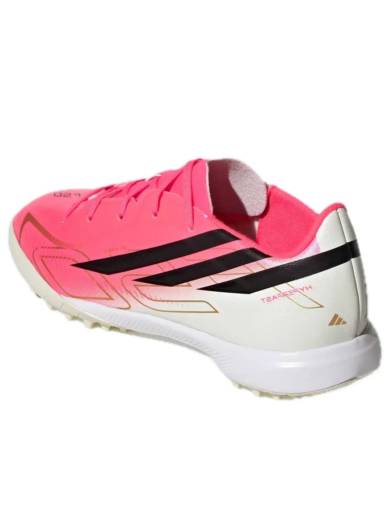 Детские кроссовки для футбола с принтом F50 Hyperfast League TF Road To Glory Pack Adidas — изображение 3 из 6, розовый