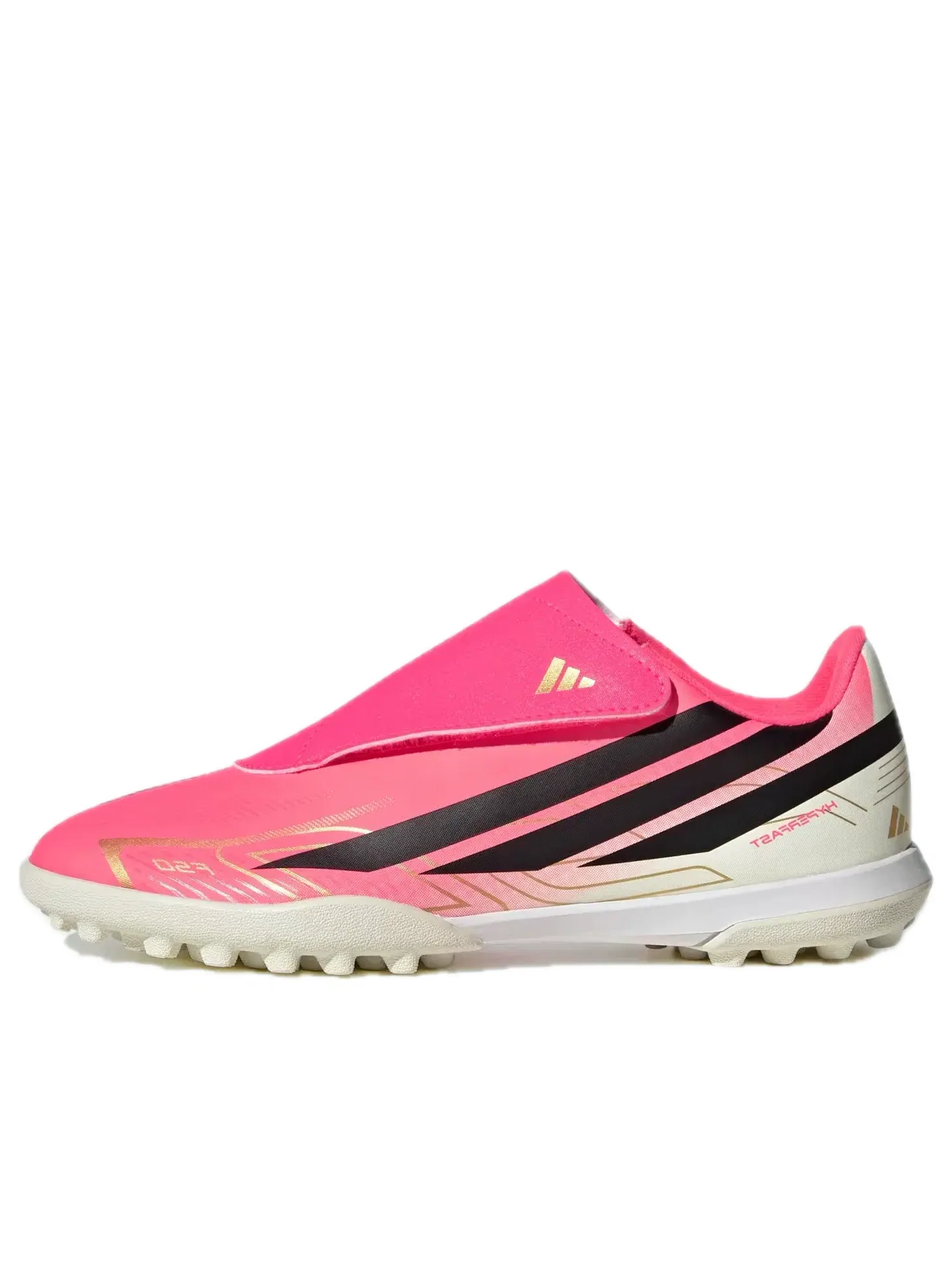 Детские бутсы для футбола с липучкой F50 Hyperfast Road To Glory Pack Adidas — изображение 1 из 6, розовый