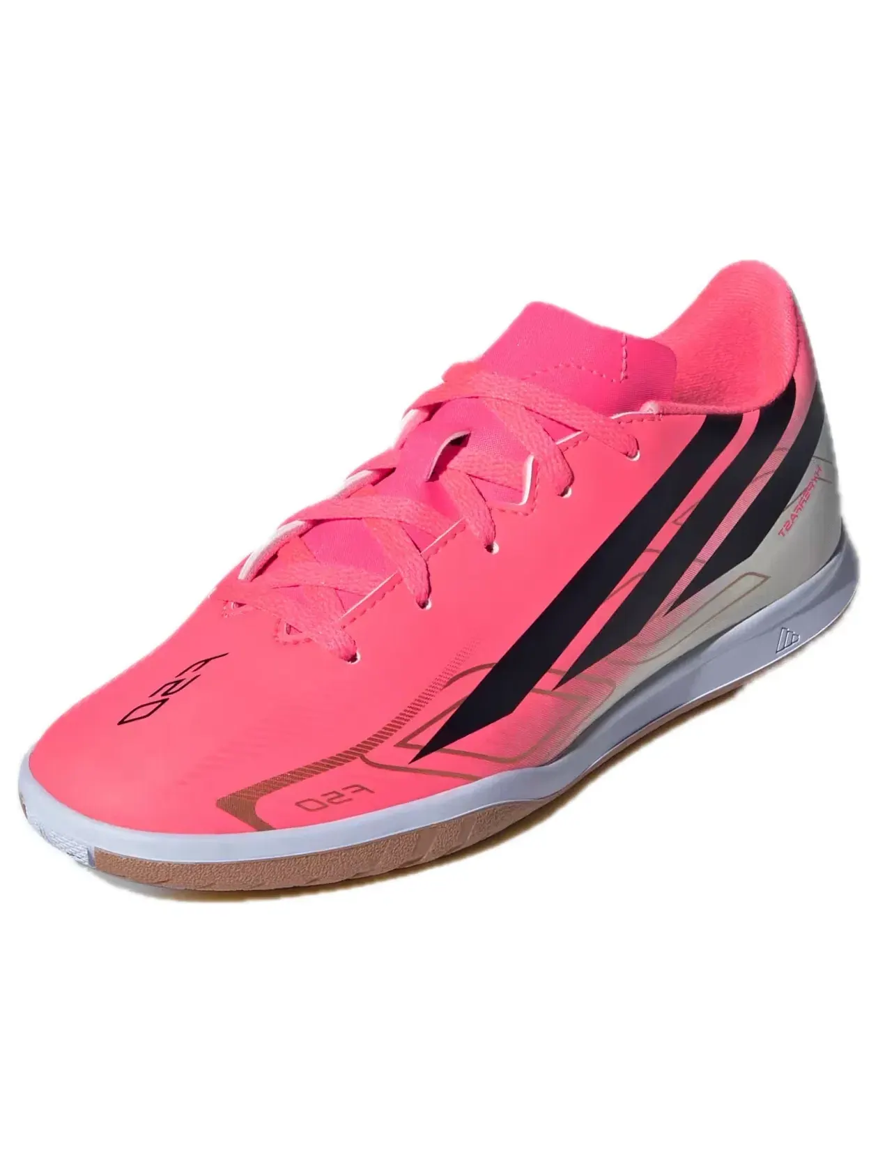 Детские бутсы для футбола с шнуровкой Road To Glory Pack Adidas — изображение 3 из 6, розовый
