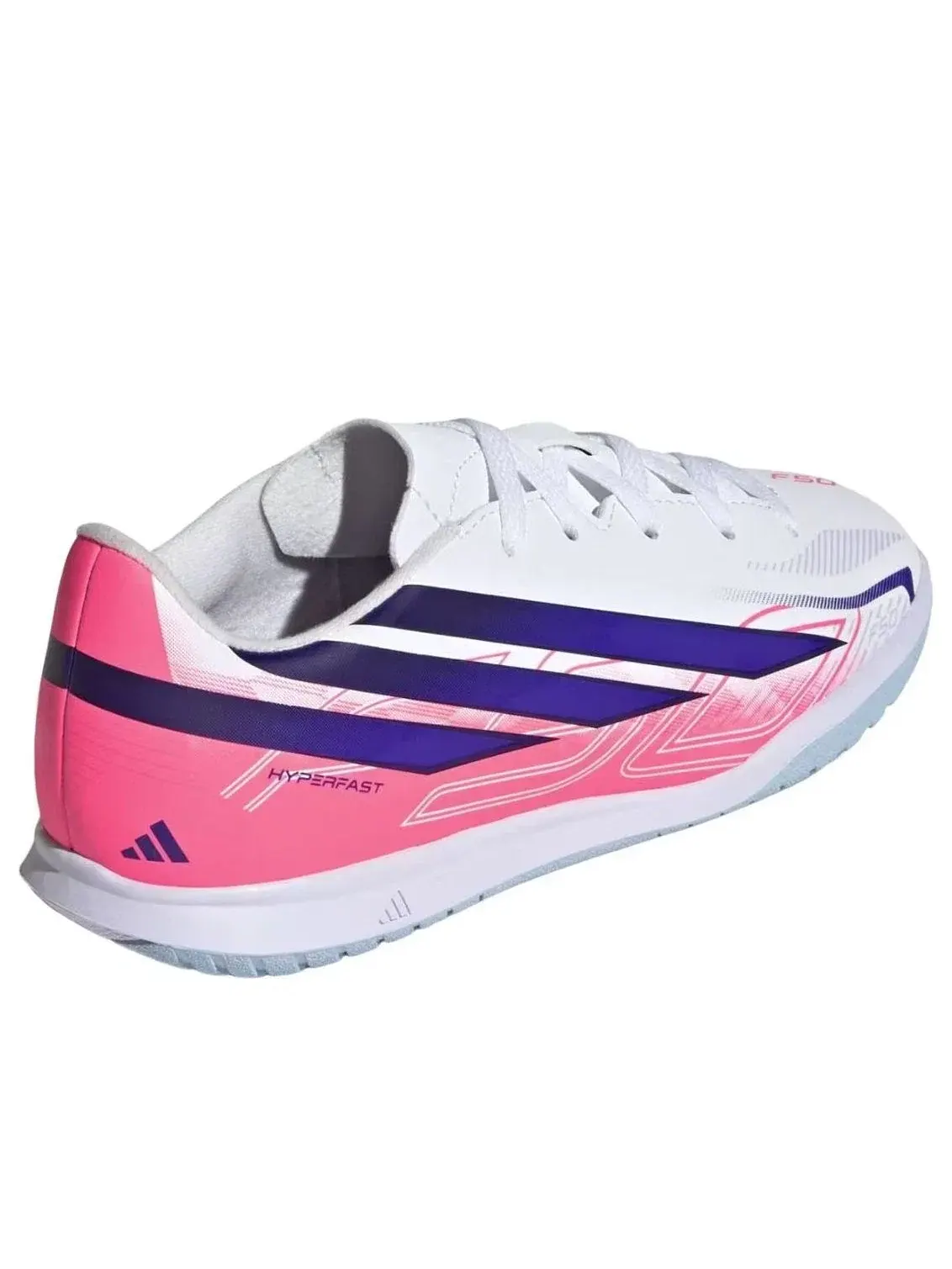 Детские кроссовки для футбола с шнуровкой F50 Hyperfast Adidas — изображение 5 из 5, белый