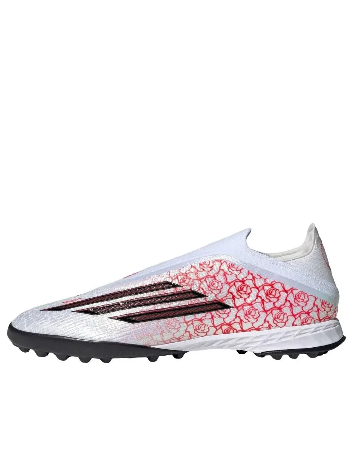 Кроссовки Adidas F50 Pro Laceless Turf 'White Black Lucid Red' KK4239 — изображение 1 из 5, белый