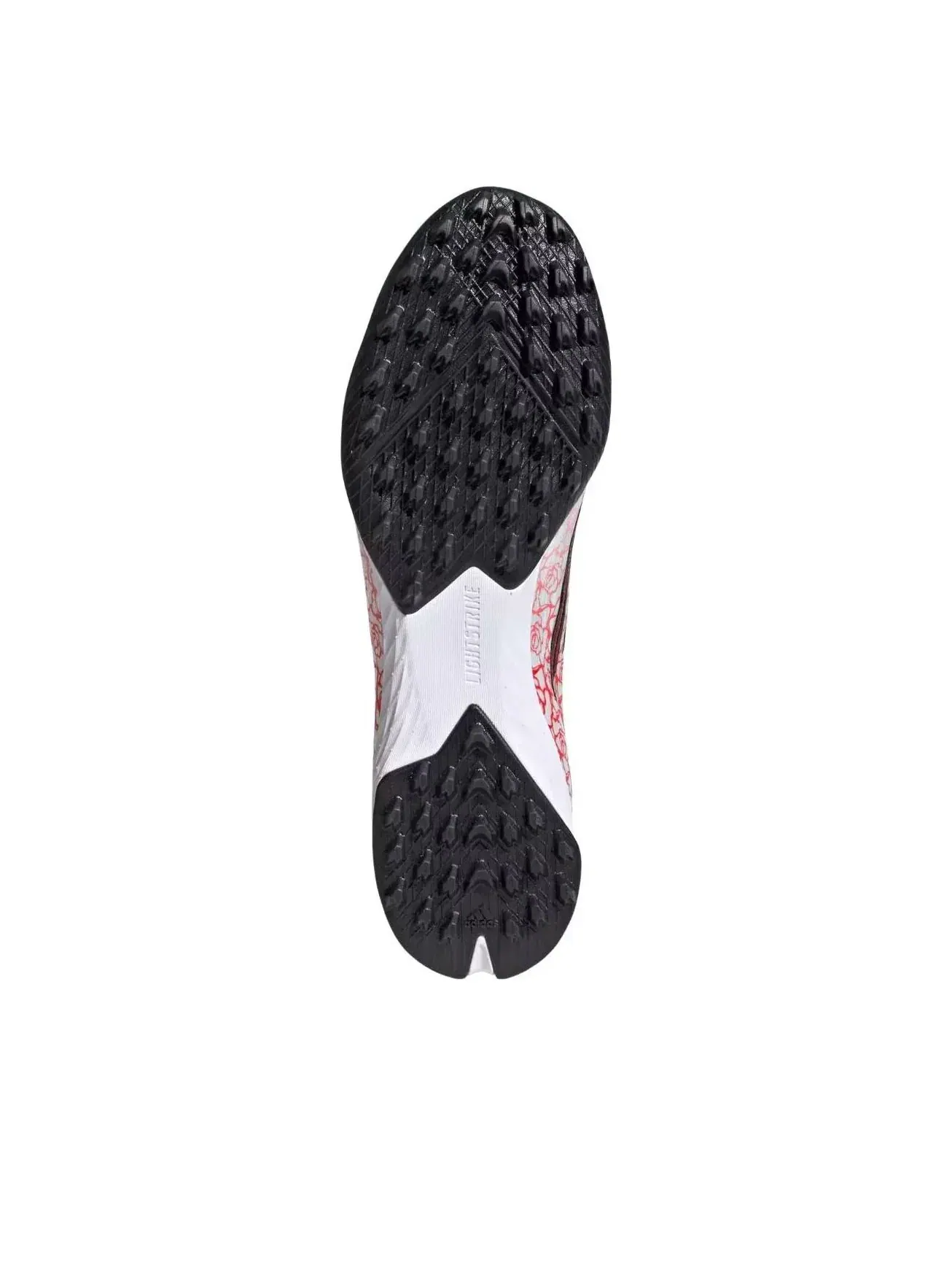 Кроссовки Adidas F50 Pro Laceless Turf 'White Black Lucid Red' KK4239 — изображение 3 из 5, белый