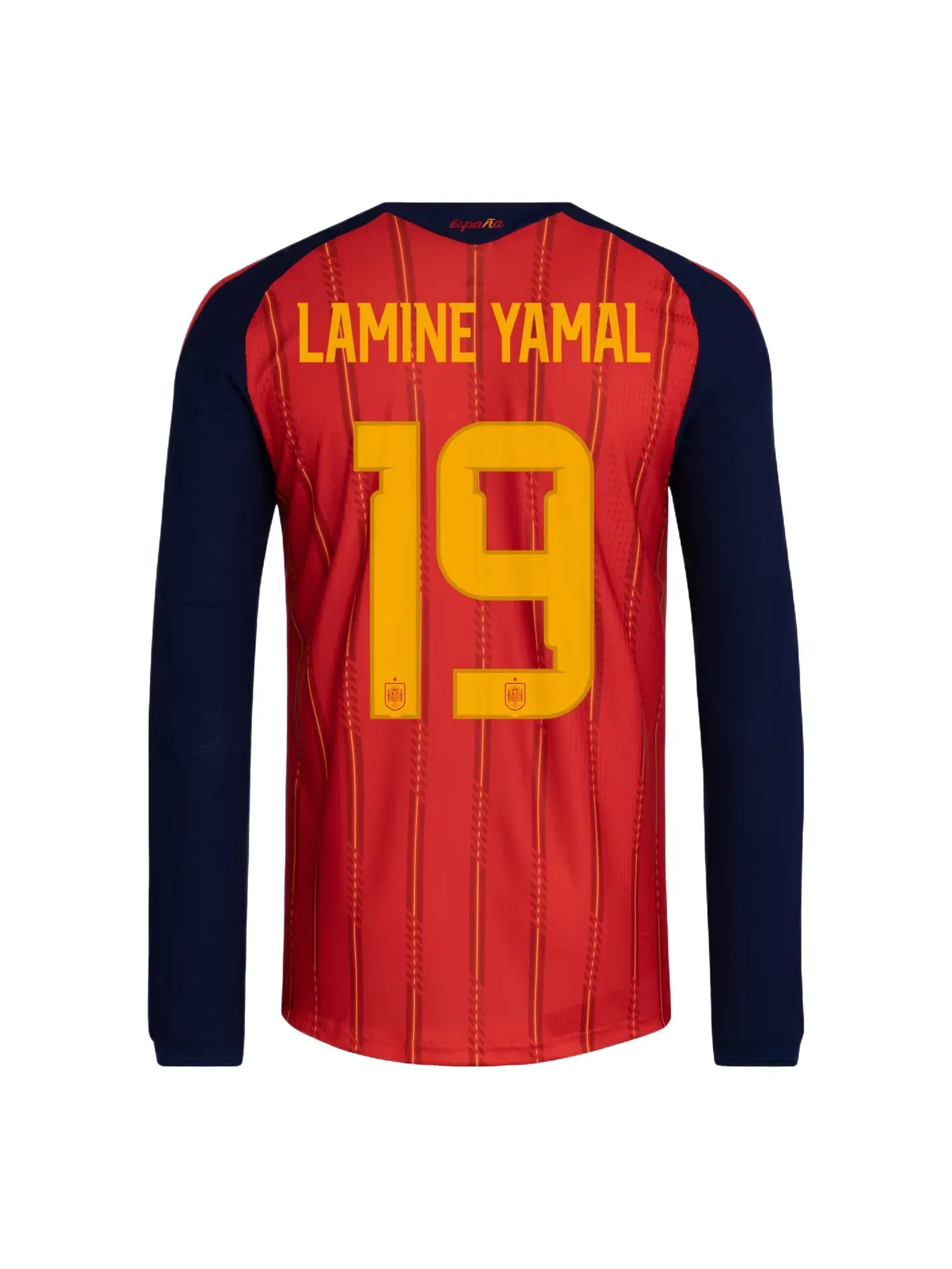 Мужская футболка с длинным рукавом Lamine Yamal Spain 26 Home Authentic Adidas