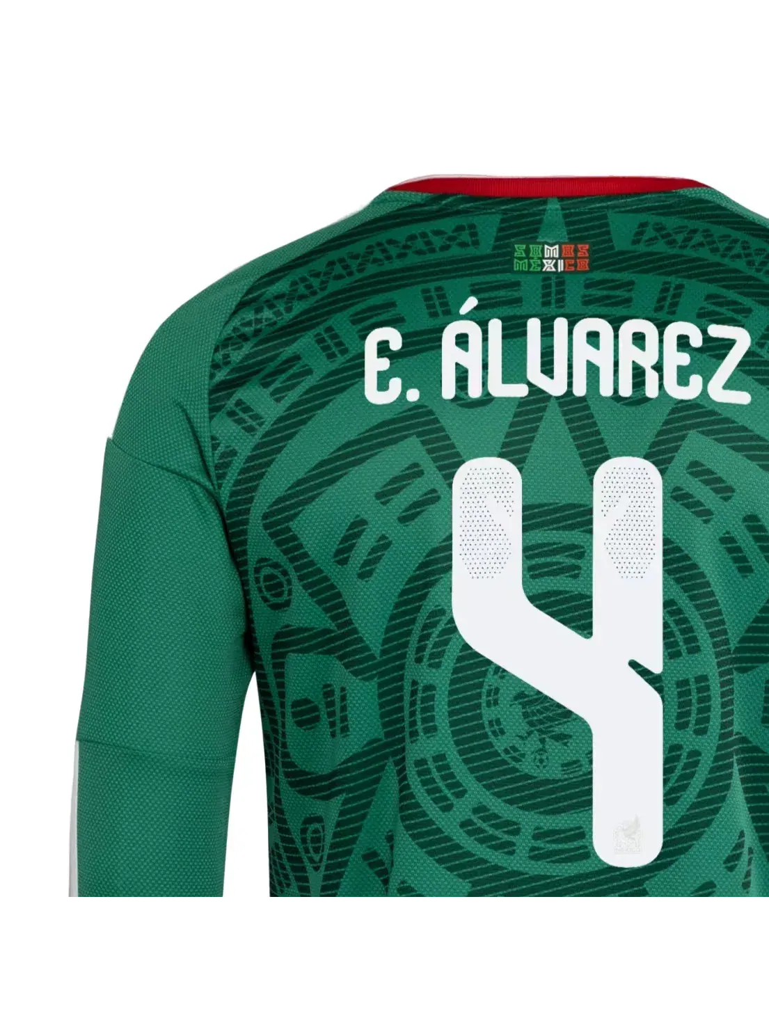 Мужская футболка с длинным рукавом Mexico 26 Home Julian Alvarez Adidas — 3