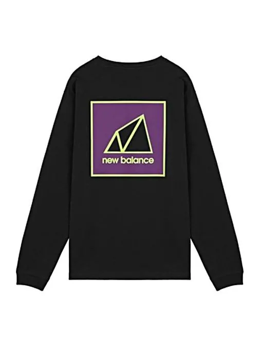 Спортивный топ New Balance All Terrain Long Sleeve Top 'Black Purple' MT11584-BK
