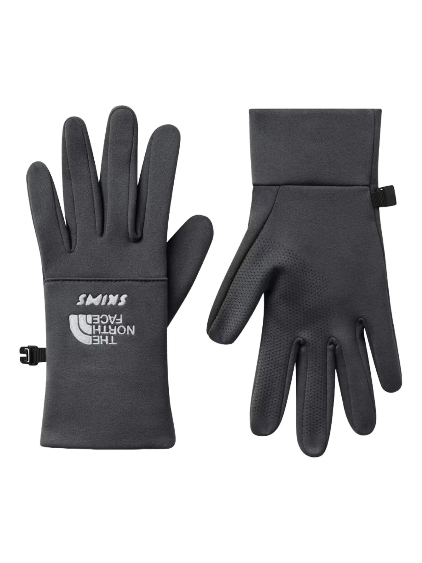 (WMNS) Перчатки The North Face x SKIMS FW25 'Gunmetal' — изображение 1 из 2, серый
