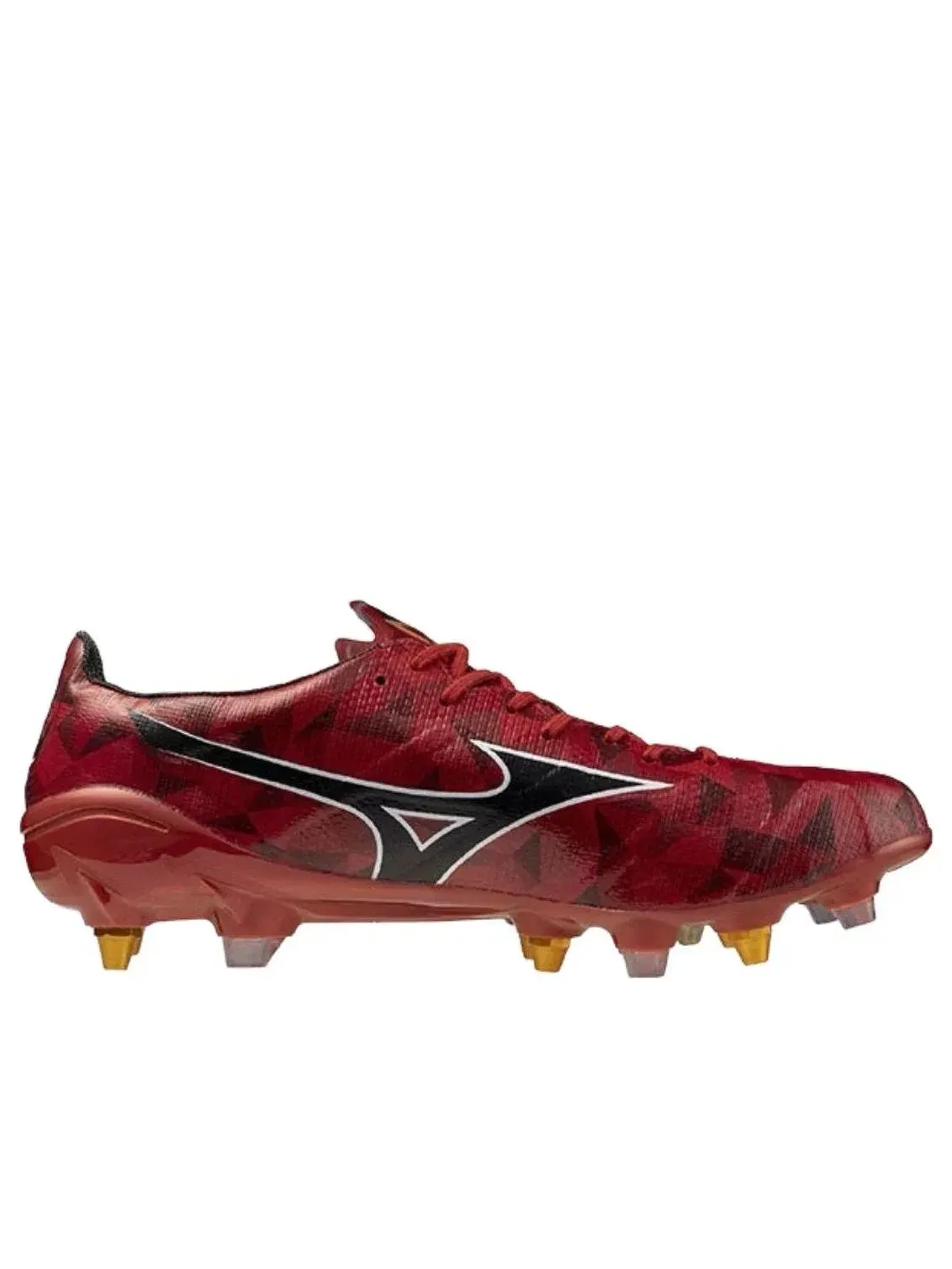Мужские бутсы с шипами Mizuno Alpha II Japan Mix Interchangeable Studs — изображение 2 из 4, красный