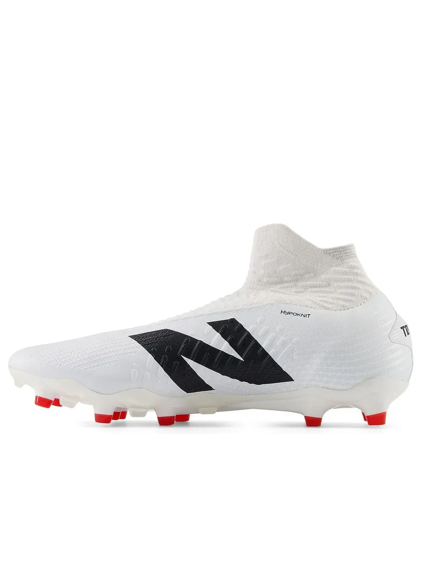 Бутсы футбольные New Balance Tekela Pro FG v4+ 'White Black True Red' — изображение 1 из 5, белый