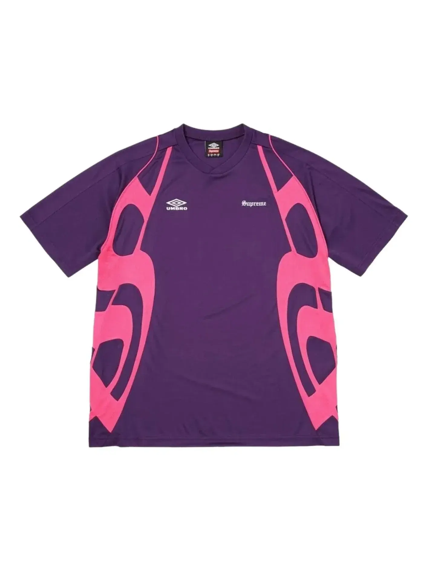 Футбольная майка Supreme x Umbro SS26 Old English 'Purple' SUP-SS26-211-PUR — 1