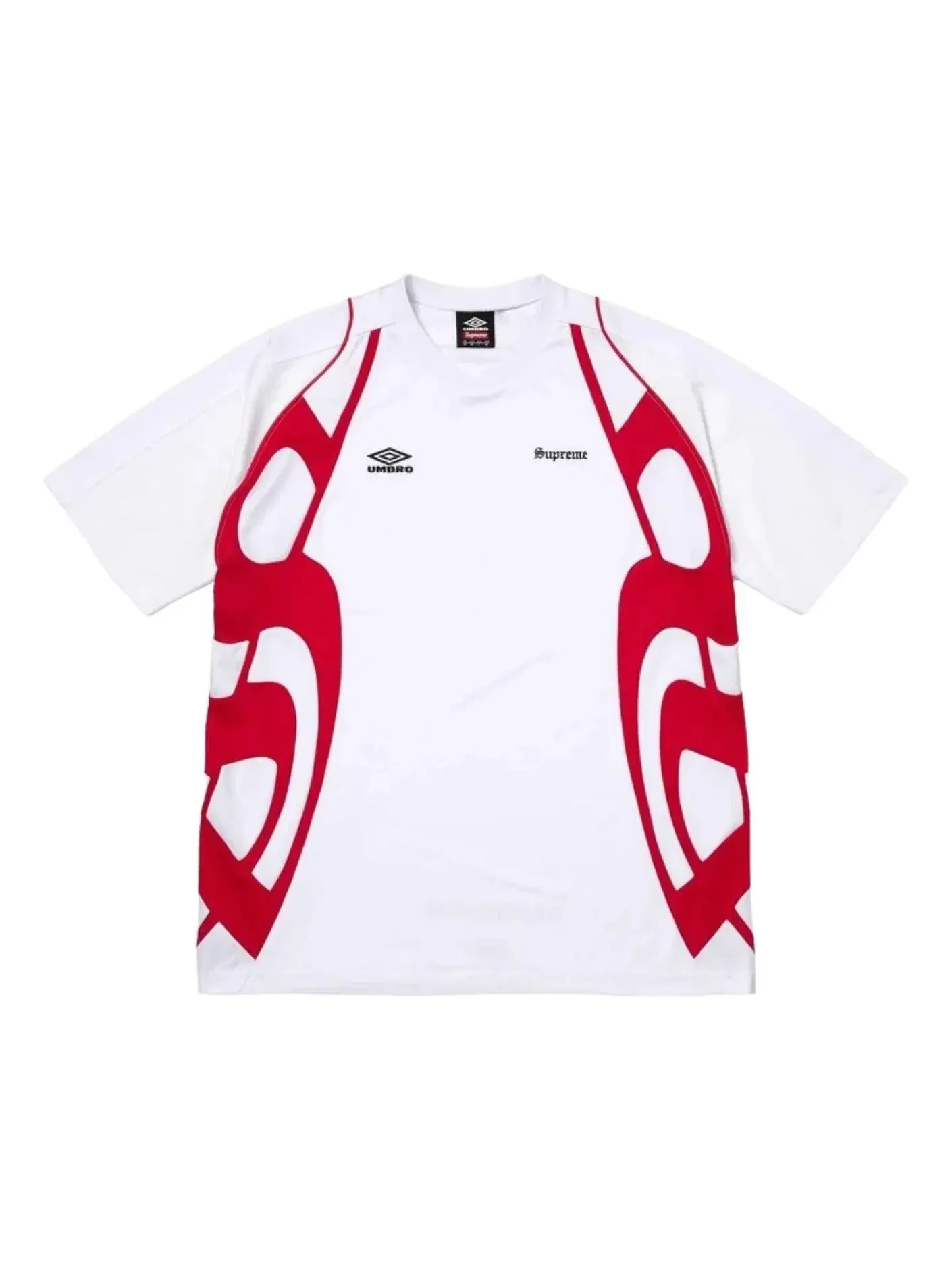 Футбольная майка Supreme x Umbro SS26 Old English 'White' SUP-SS26-211-WHT
