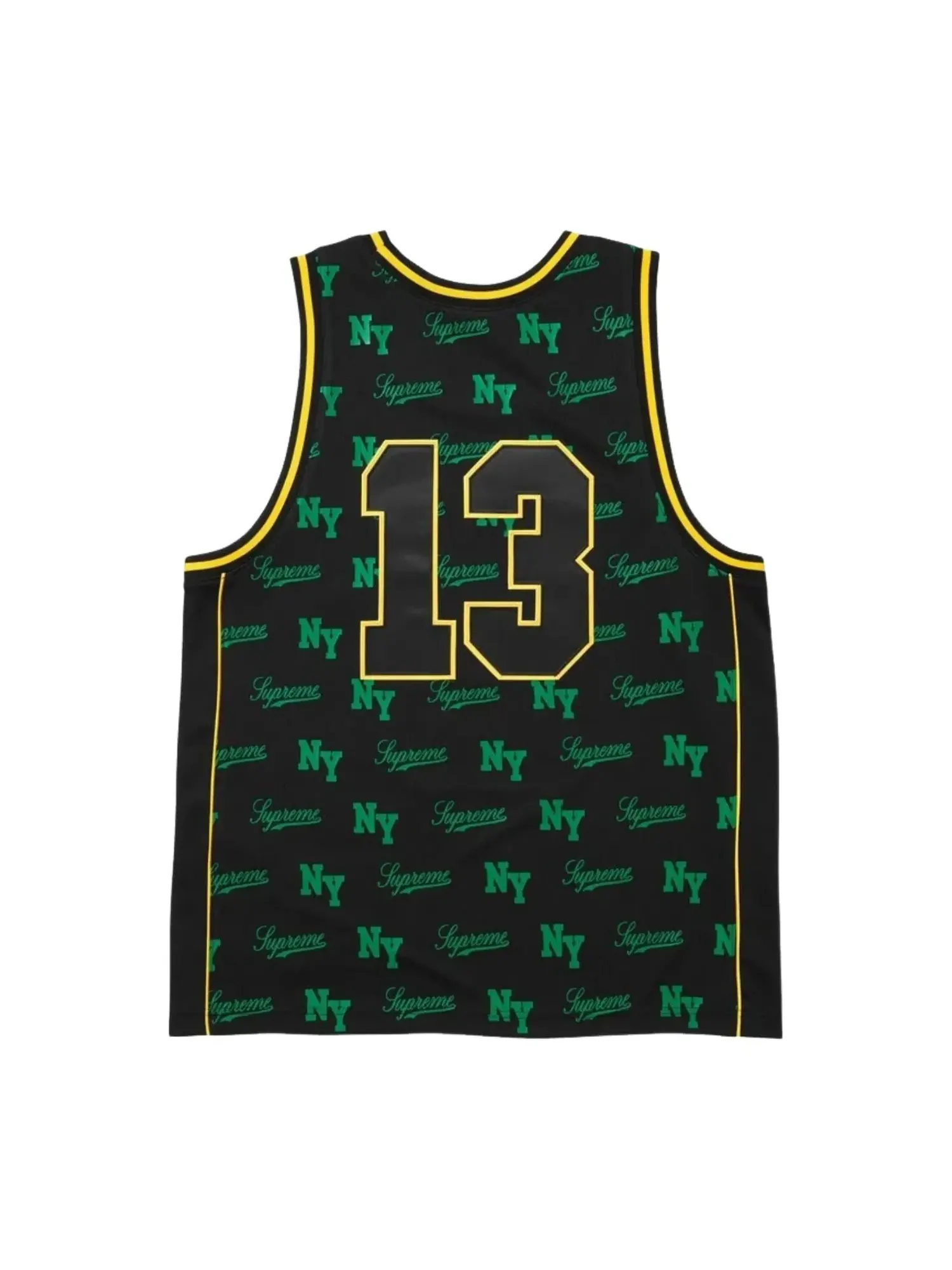 Баскетбольная майка Supreme x Mitchell & Ness Monogram SS26, черная, SUP-SS26-220-BLK — 2