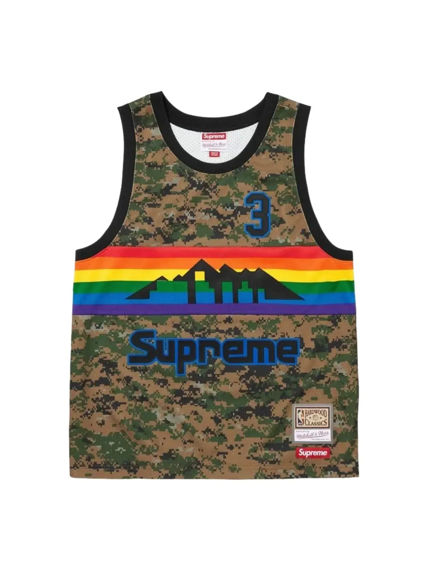 Баскетбольная майка Supreme x Mitchell & Ness SS26 Teams 'Digi Camo' SUP-SS26-284-CMO