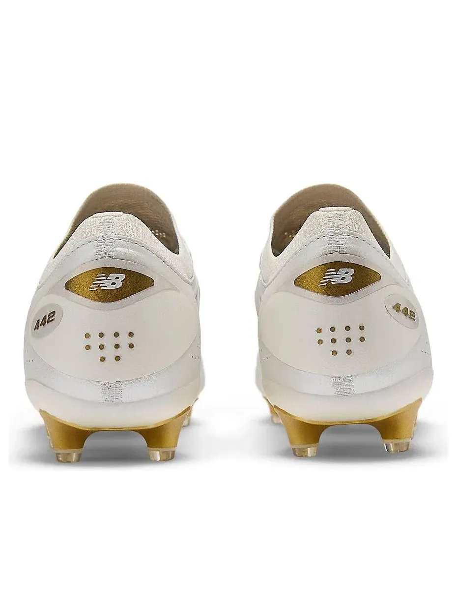 Кроссовки New Balance 442 Elite Knit FG V3 First Edition 'Sea Salt Gold Metallic' U41FM9EJ — изображение 6 из 6, белый