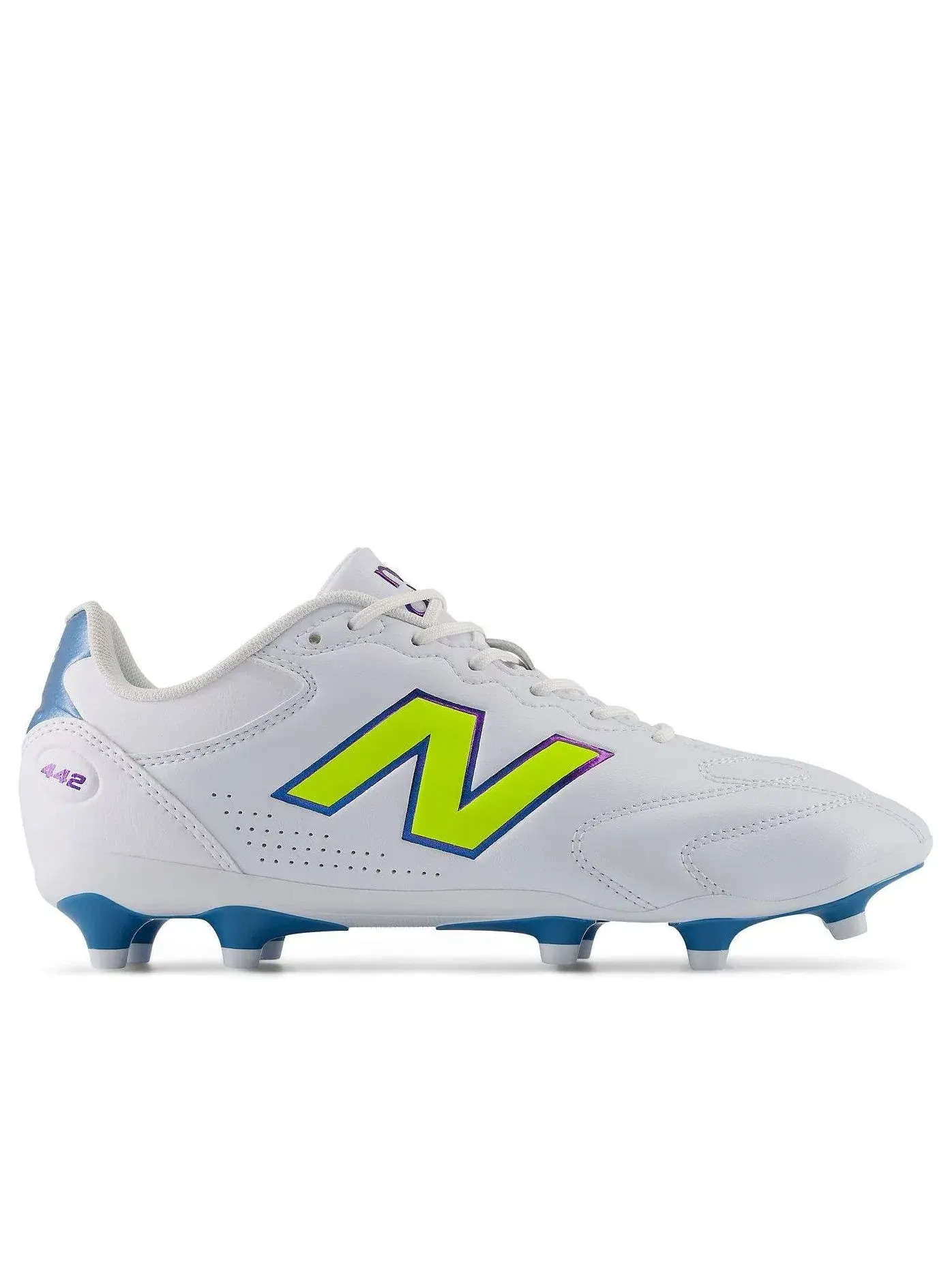 Мужские бутсы для футбола с верхом из сетки New Balance 442 — изображение 2 из 5, белый