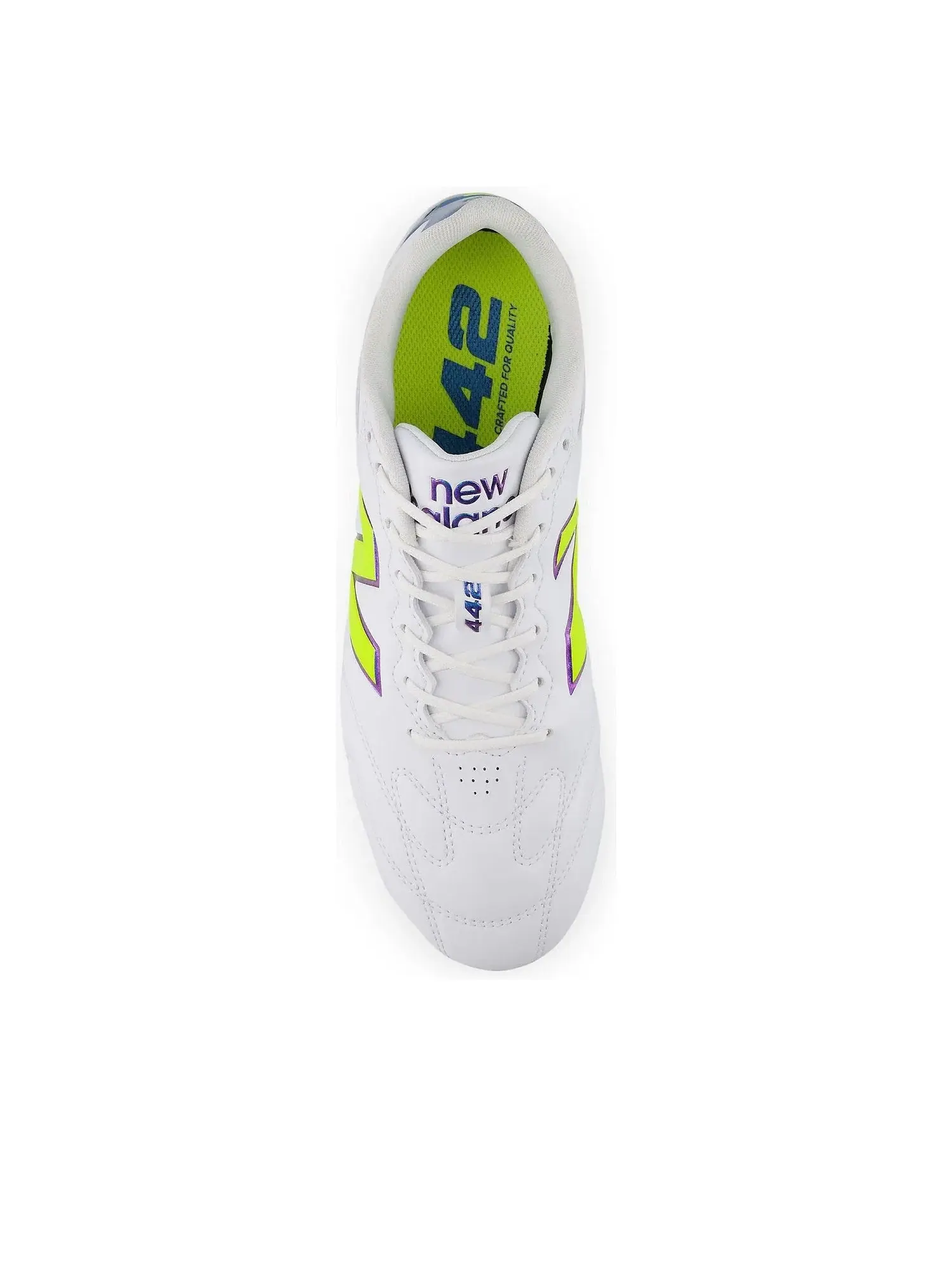 Мужские бутсы для футбола с верхом из сетки New Balance 442 — изображение 3 из 5, белый