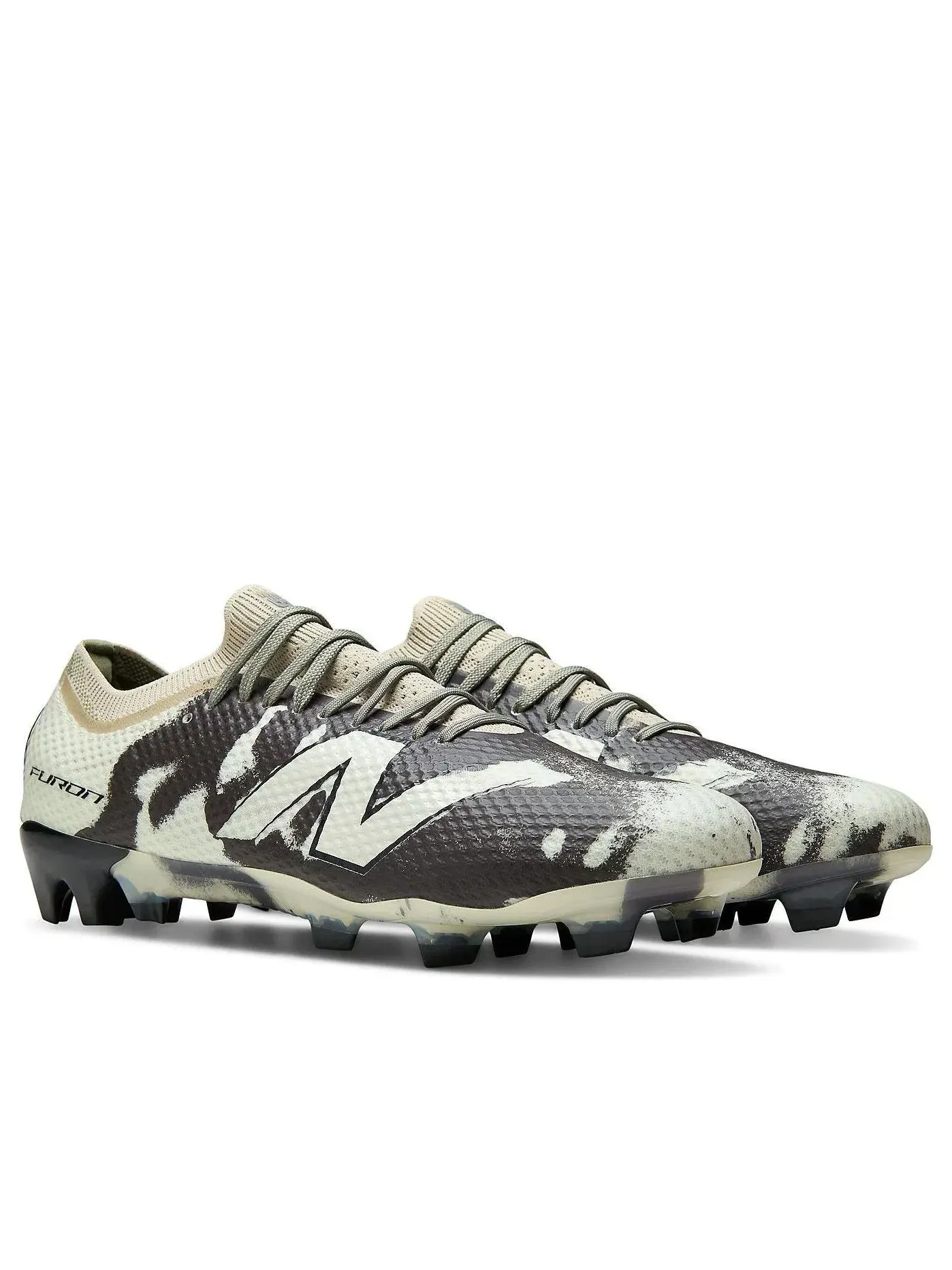 Мужские футбольные бутсы с шнуровкой Furon New Balance — изображение 2 из 6, черный