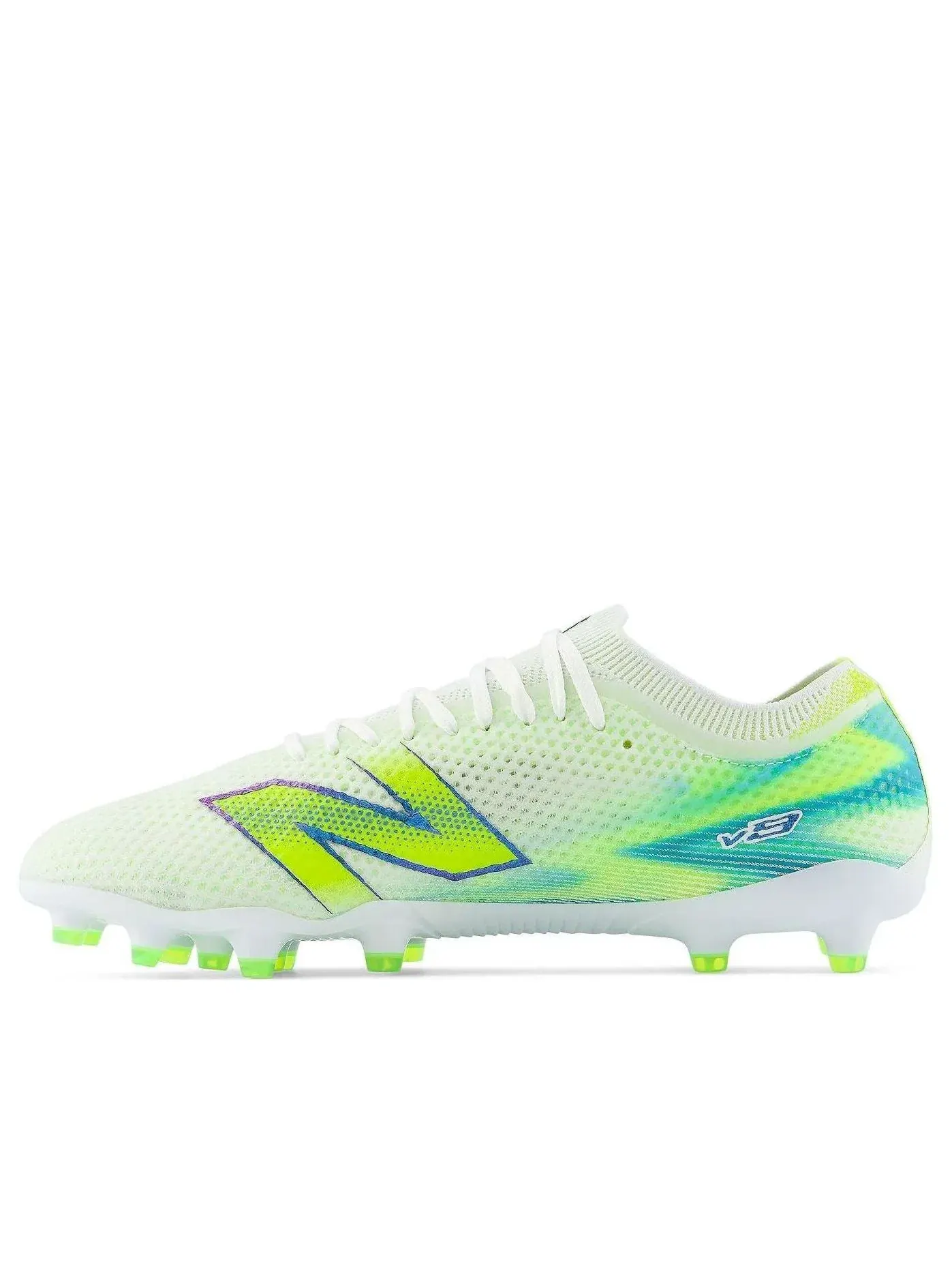 Мужские футбольные бутсы с шнуровкой Furon Elite MG V9 New Balance — изображение 1 из 5, зеленый