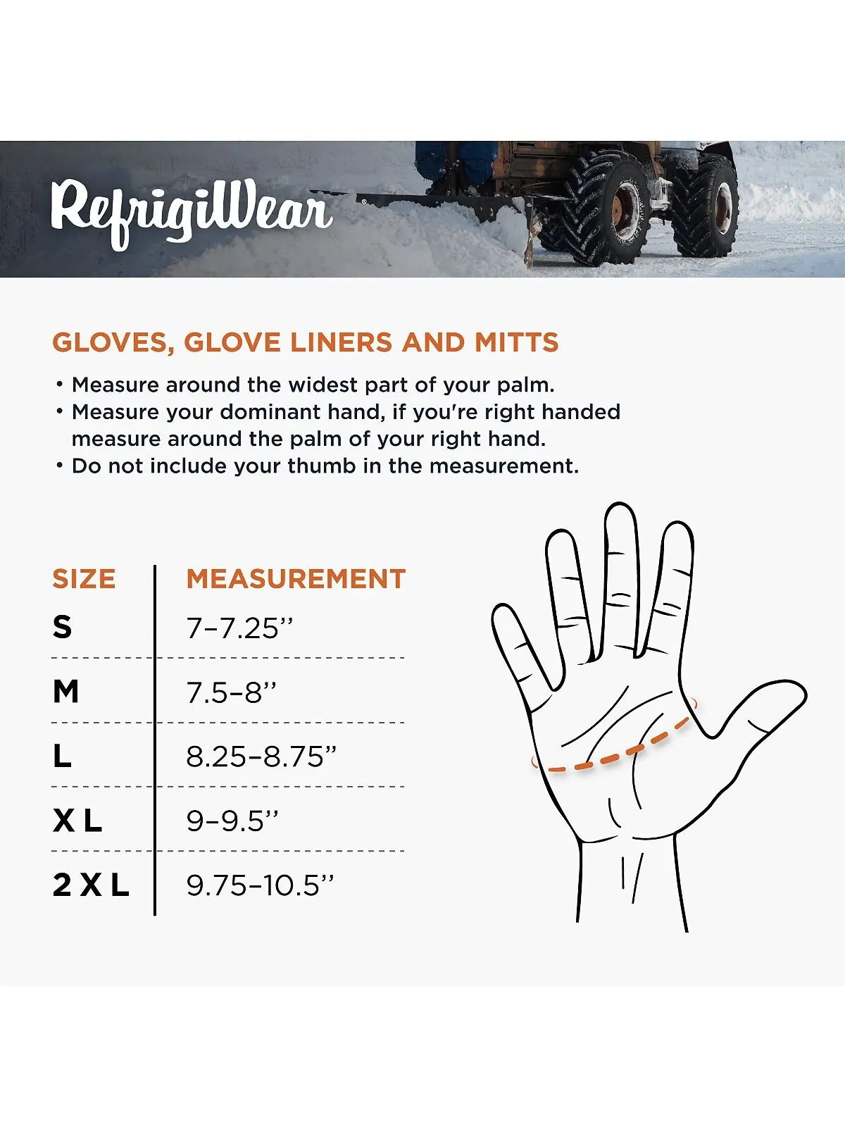 Изолированные рабочие перчатки HiVis Super Grip на флисовой подкладке RefrigiWear — изображение 3 из 3, черный