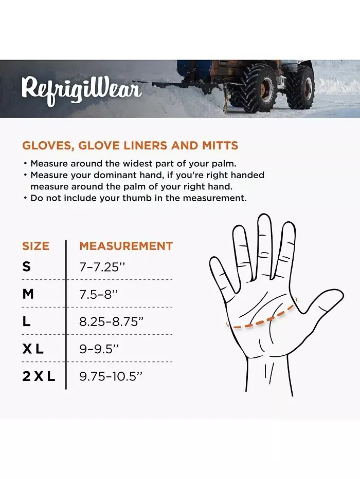Мужские перчатки Ultra Dex RefrigiWear — изображение 2 из 2, черный