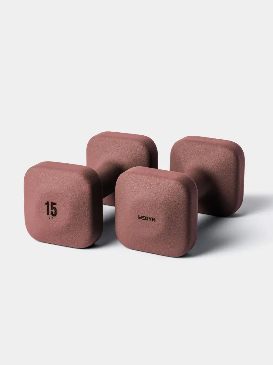 Гантели SafeGrip - 7 кг Wegym — розовый