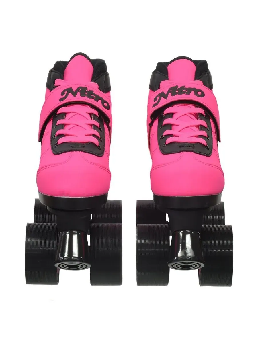 Коньки Epic Nitro Turbo Pink Quad Speed Skates Epic Skates — изображение 2 из 5, розовый