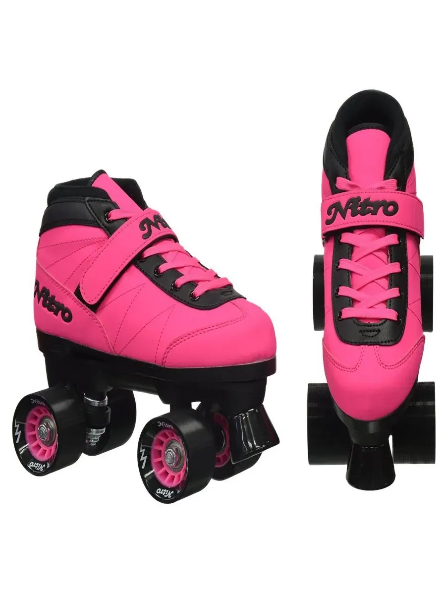 Коньки Epic Nitro Turbo Pink Quad Speed Skates Epic Skates — изображение 5 из 5, розовый