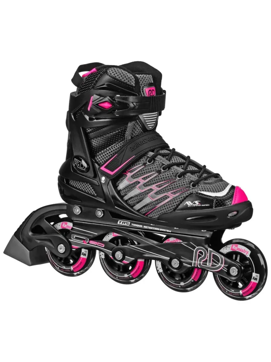 Женские роликовые коньки Aerio Q-60 Roller Derby — розовый