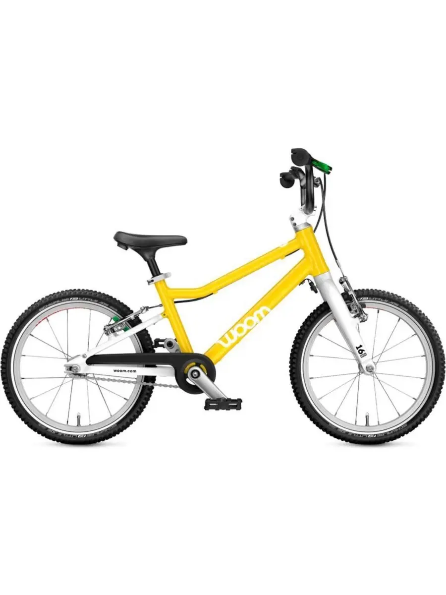 Детский велосипед Kids GO 3 41 см Woom — желтый