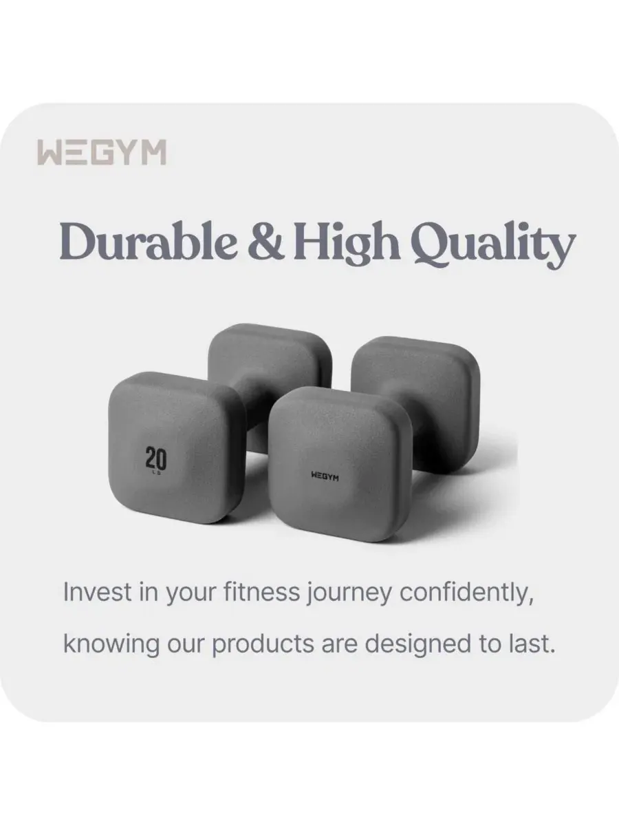 Набор гантелей SafeGrip для нижней части корпуса - 2, 3, 5, 4 кг Wegym — изображение 6 из 8, лесной