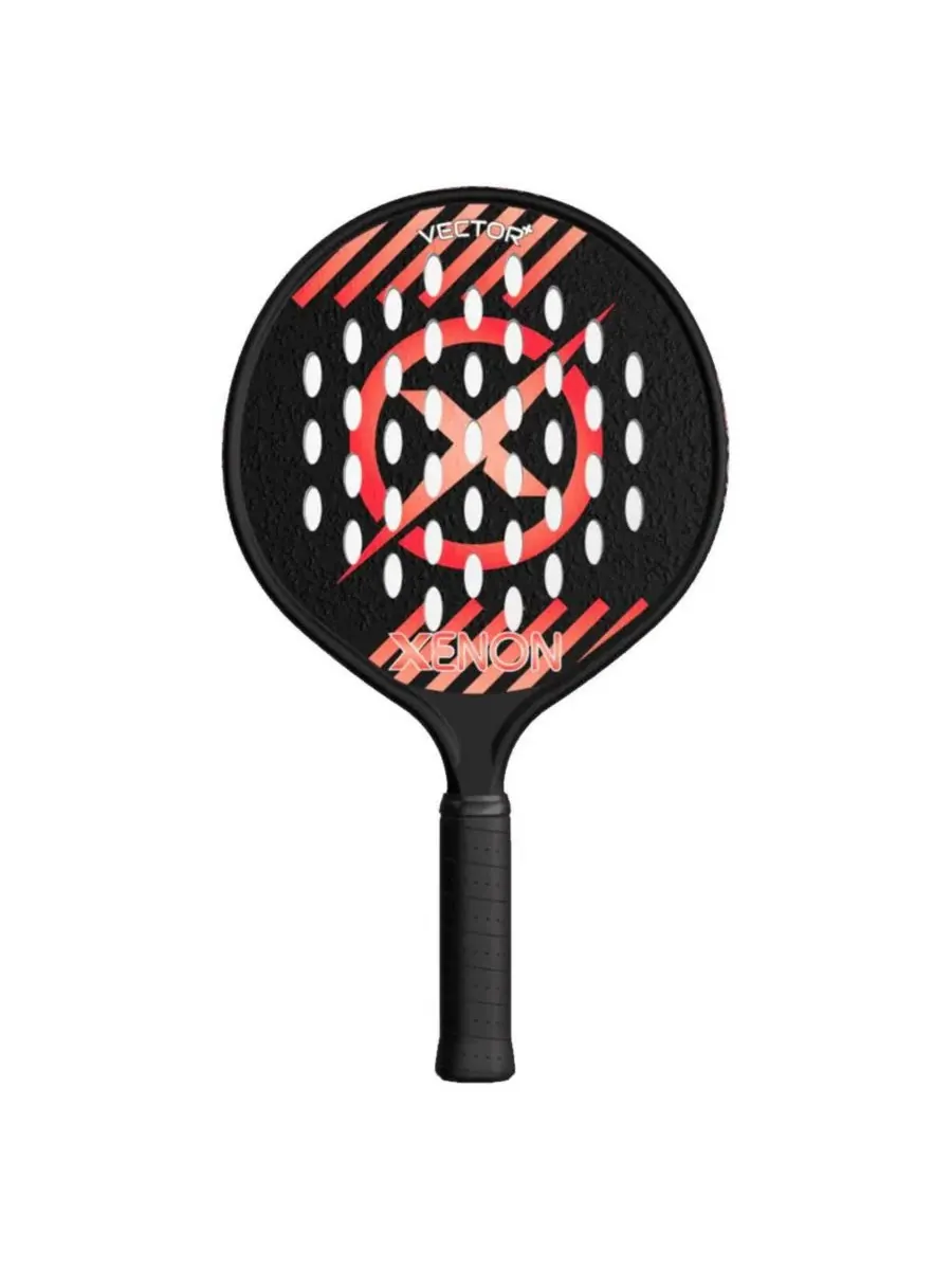 Теннисная ракетка Vector+ Spin Max V2 Xenon — красный