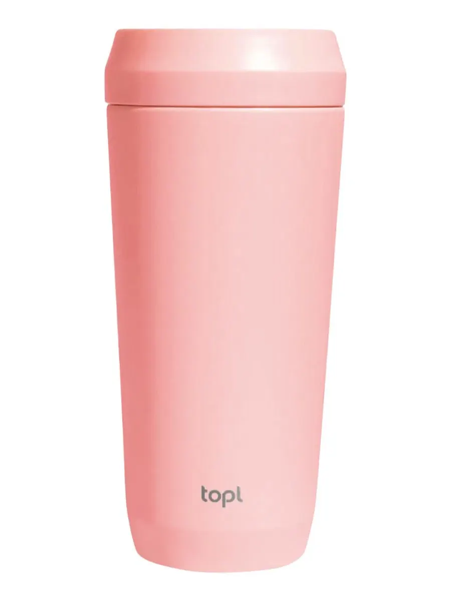 Термокружка дорожная 590 мл с крышкой 360° Topl To Go Travel Tumbler topl drinkware — розовый