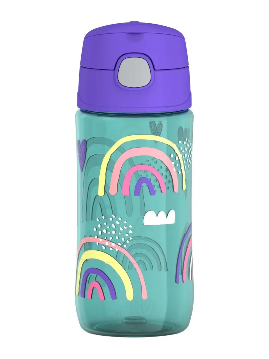 Бутылка для воды Funtainer объемом 473 мл с крышкой-носиком Thermos — мульти