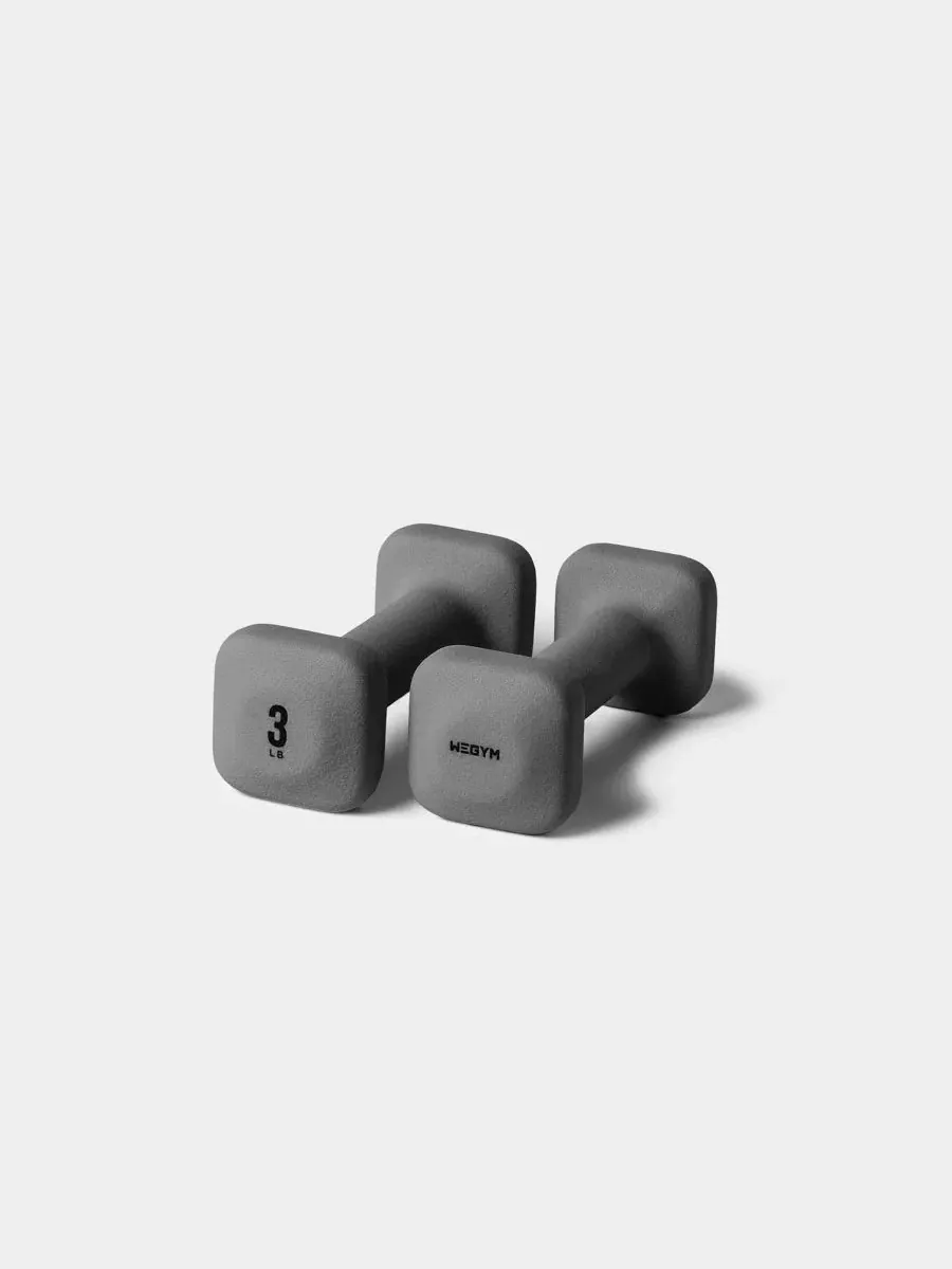 Гантели SafeGrip - 1 кг Wegym — серый