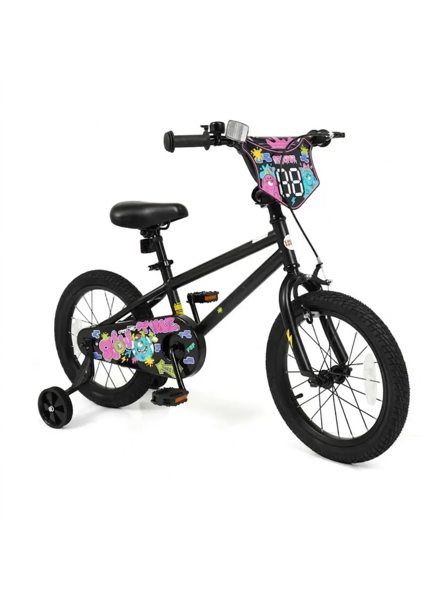 Детский велосипед 16 дюймов с тренировочными колесами, Ages 4-7 SUGIFT