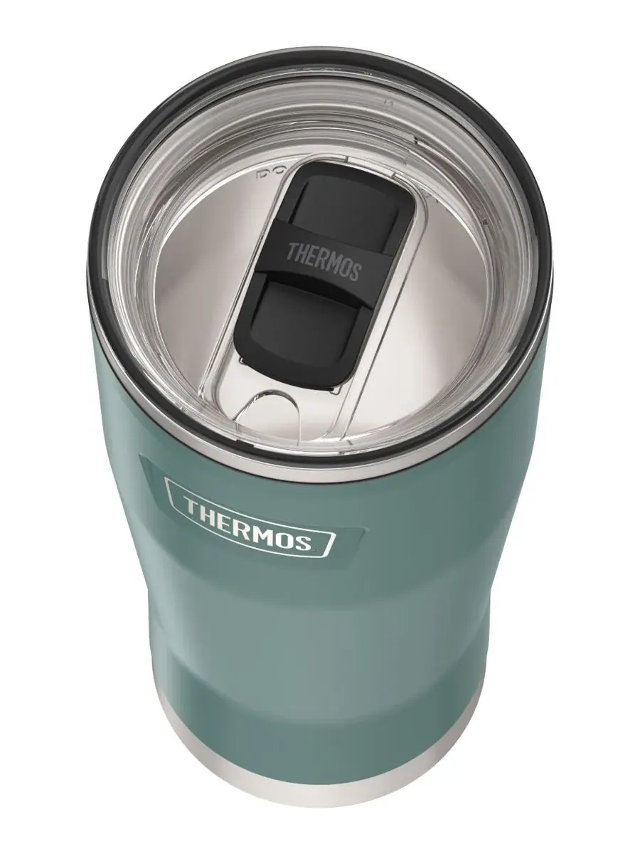 Кружка для холодных напитков Icon Series объемом 0,7 л с фиксатором Thermos — изображение 3 из 5, зеленый