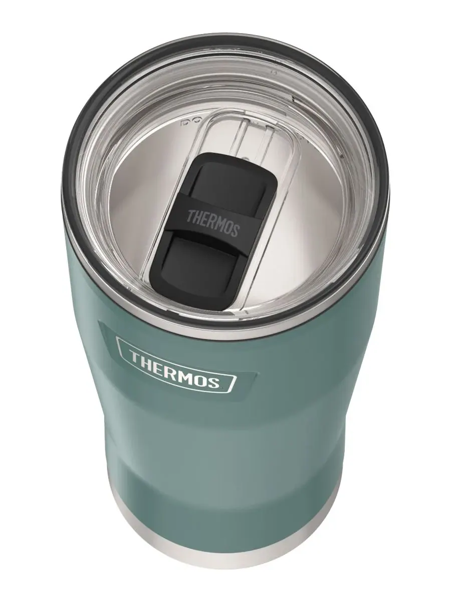 Кружка для холодных напитков Icon Series объемом 0,7 л с фиксатором Thermos — изображение 4 из 5, зеленый